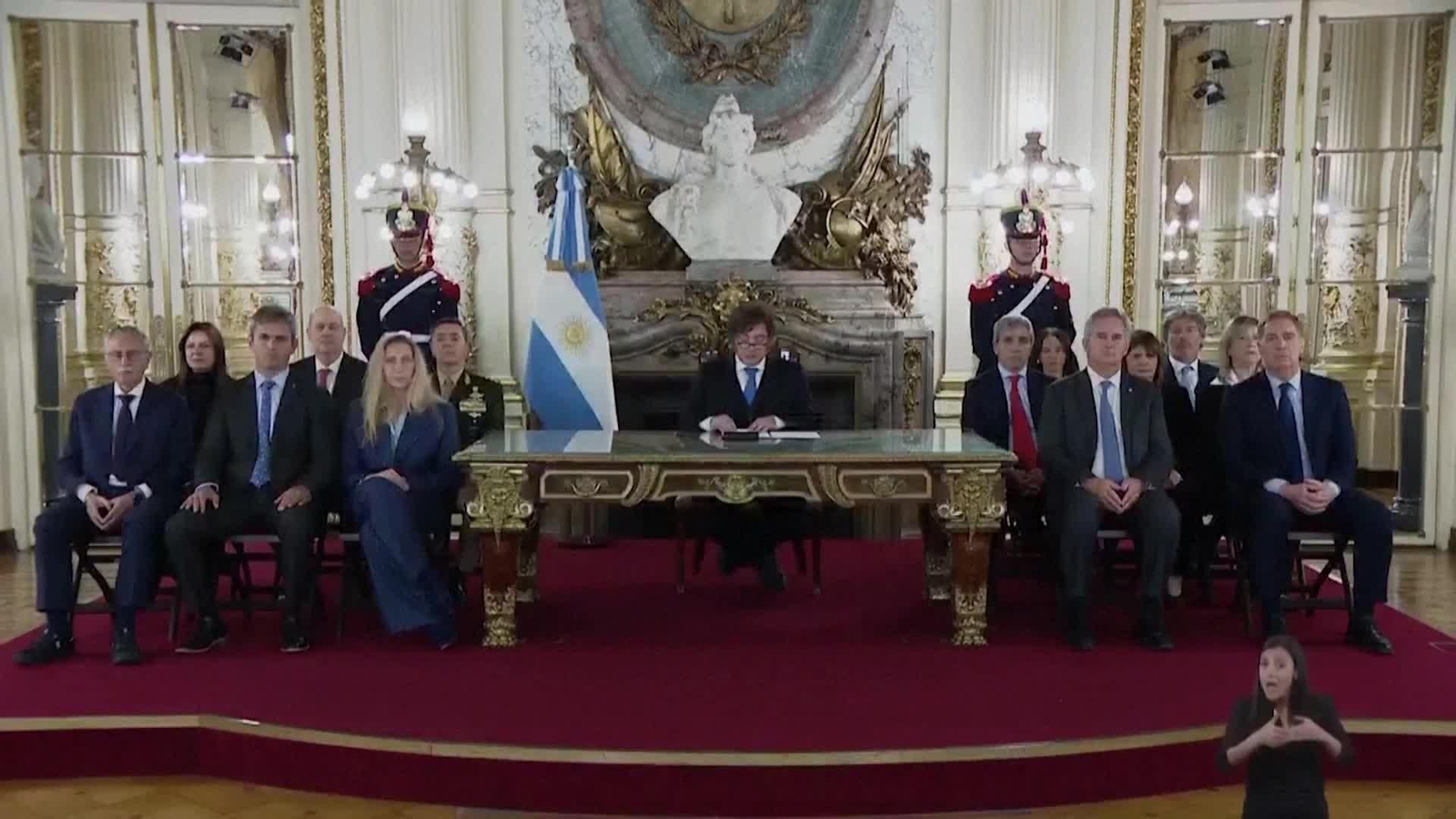 va milei malvinas