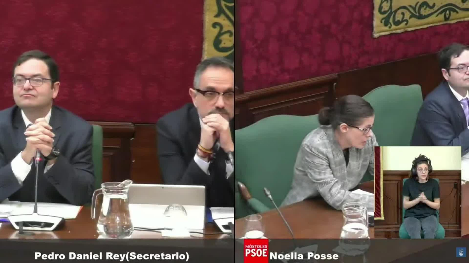 M020-MADRID PLENO AYUNTAMIENTO MOSTOLES