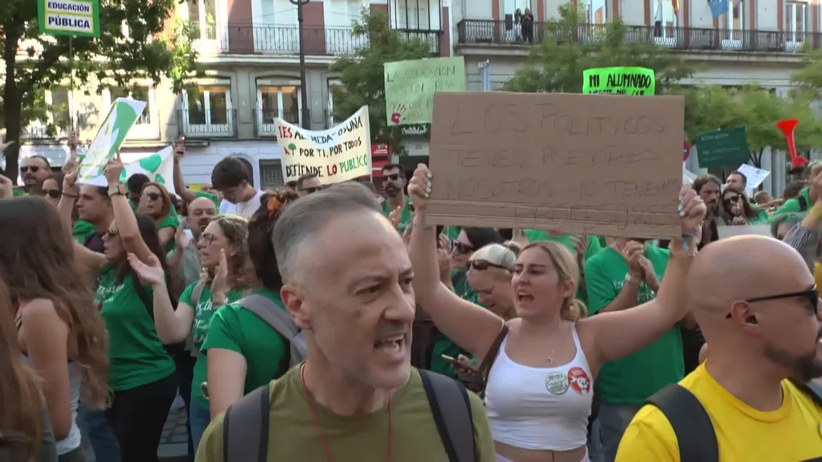 va protestas consejeria educacion