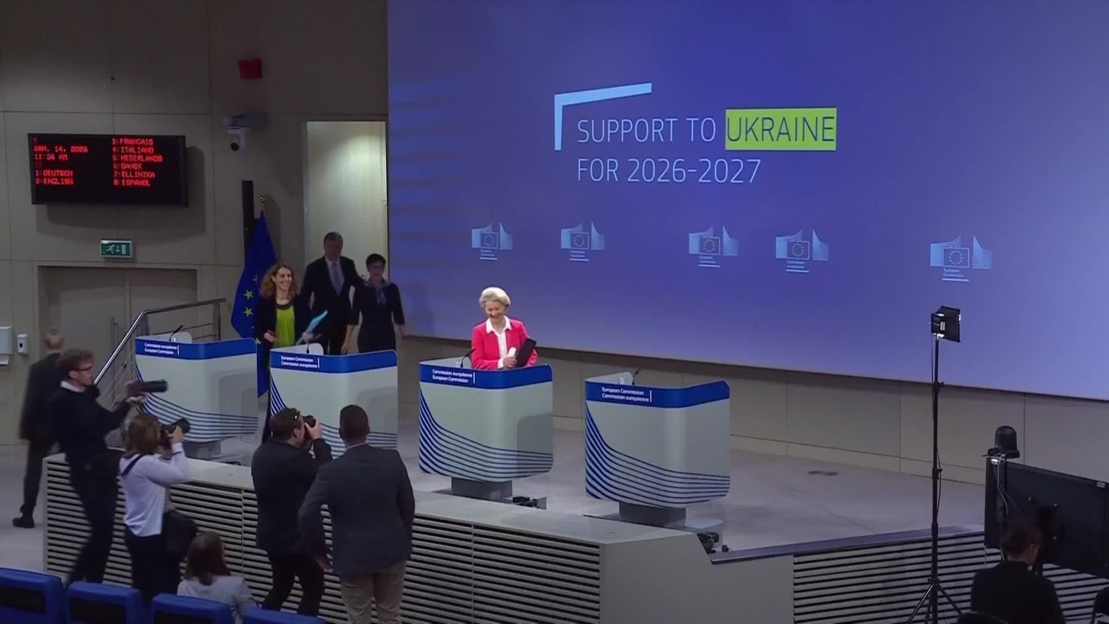 X068-BRUSELAS VON DER LEYEN SOBRE GROENLANDIA