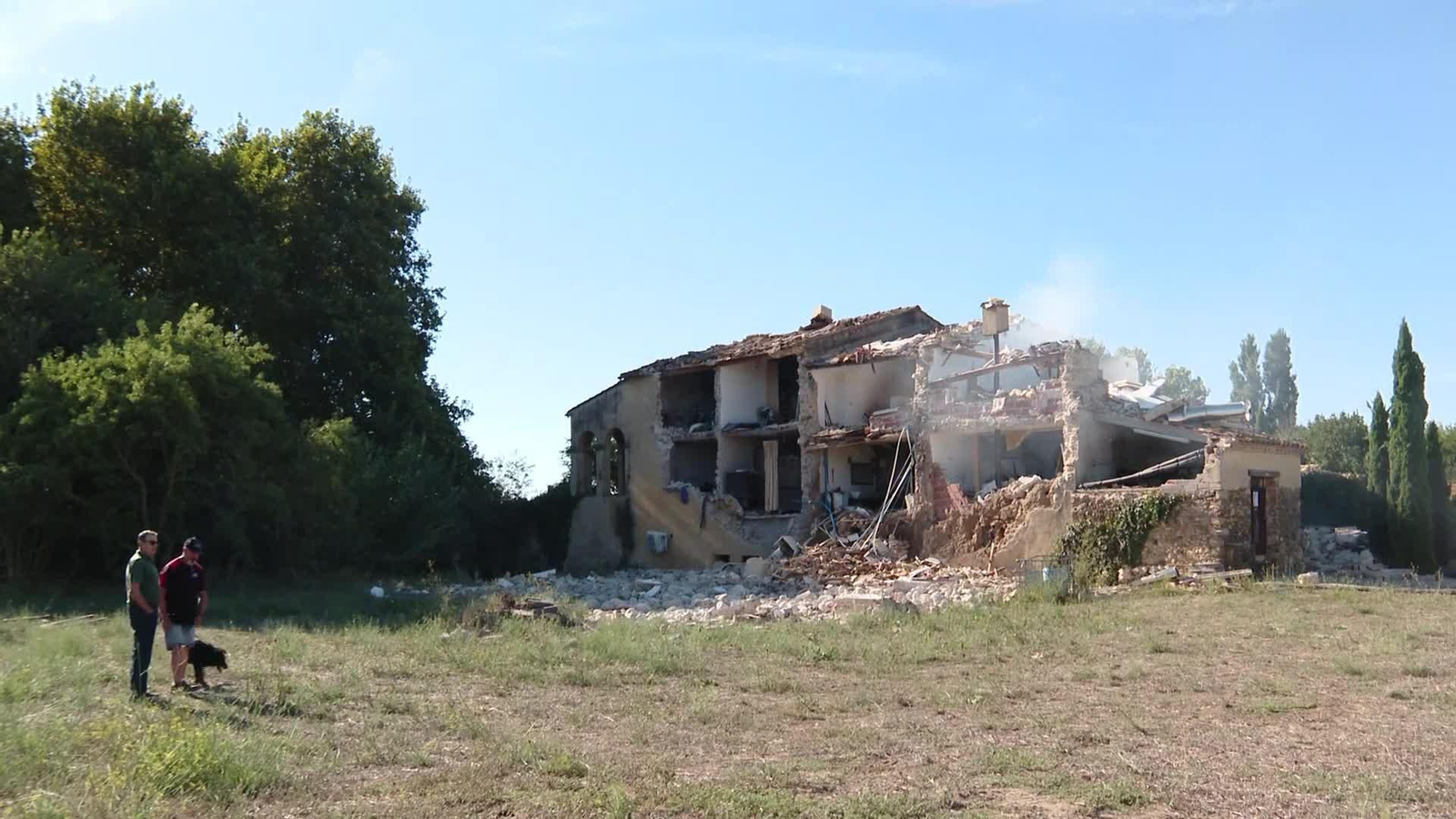 X036-GIRONA EXPLOSION GAS HOTEL PERALADA