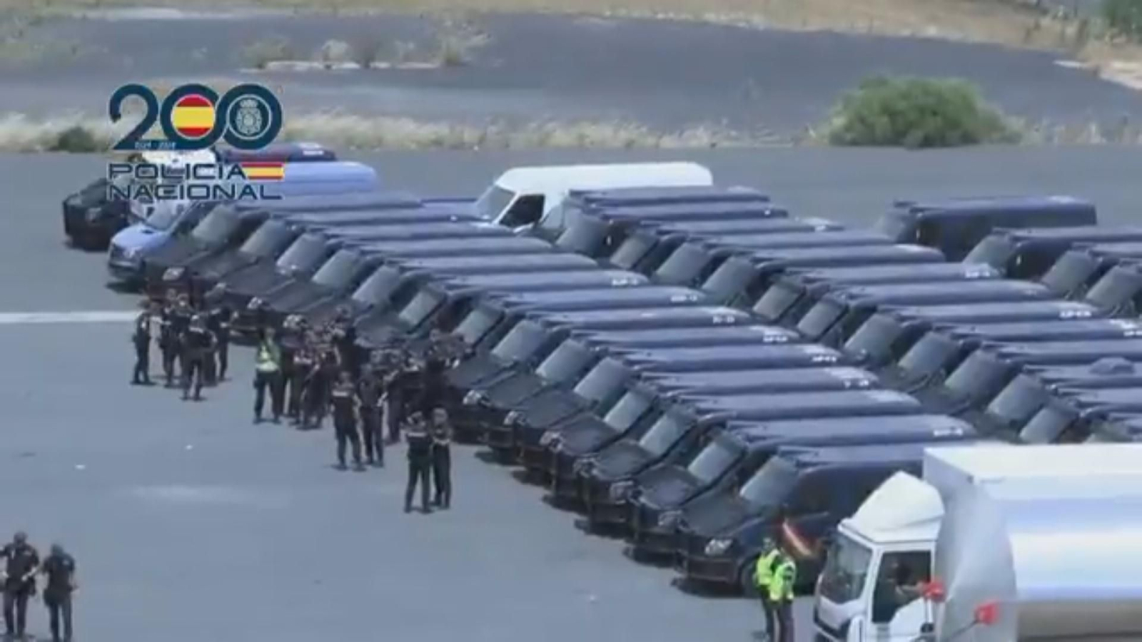 La Policía Nacional pone en marcha su mayor reto logístico de seguridad de su historia para blindar la visita del papa