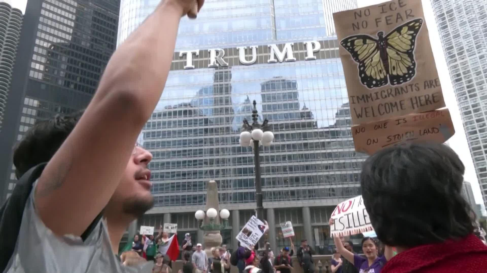 Protestas multitudinarias contra Trump en Estados Unidos