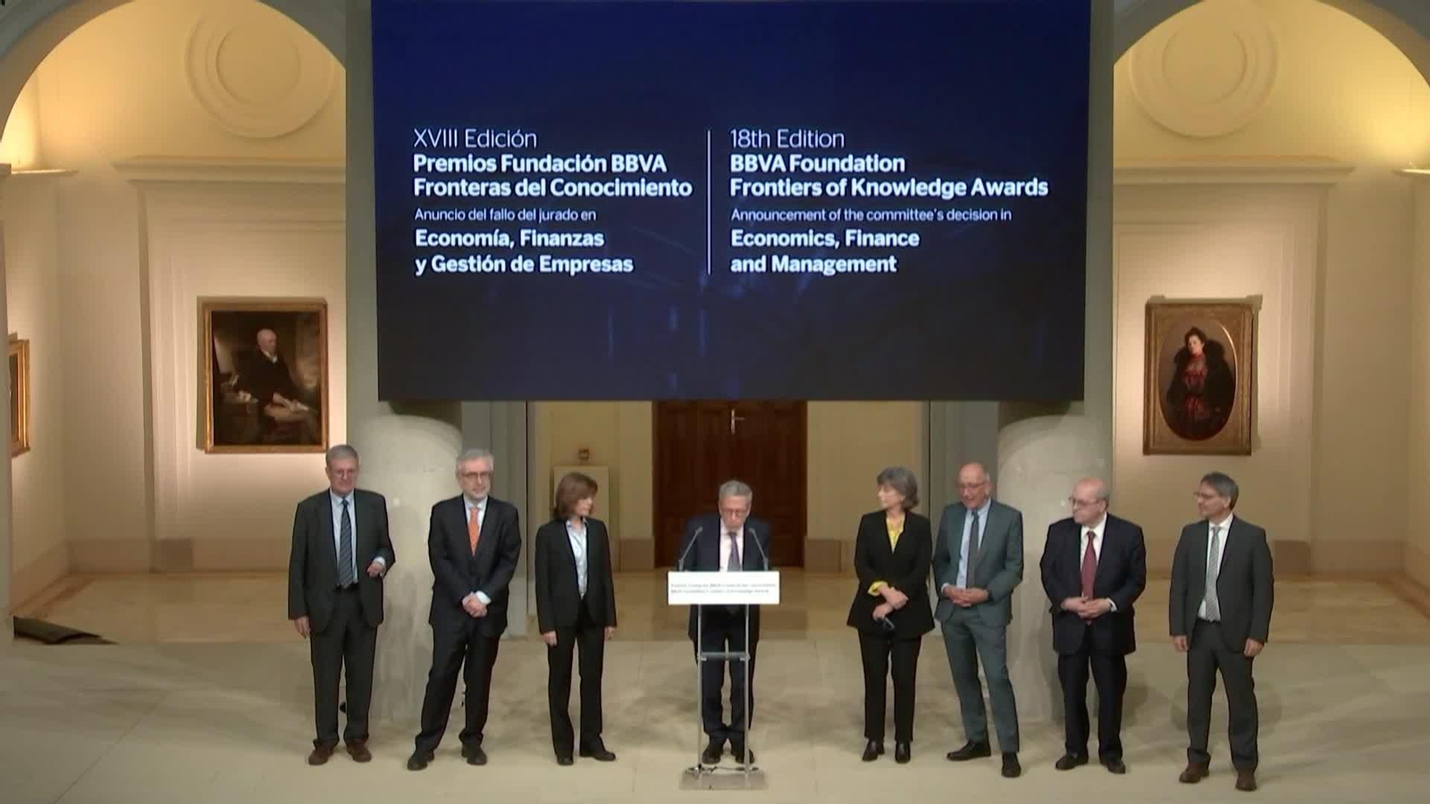X025-MADRID FALLO PREMIO FBBVA FRONTERAS ECONOMIA