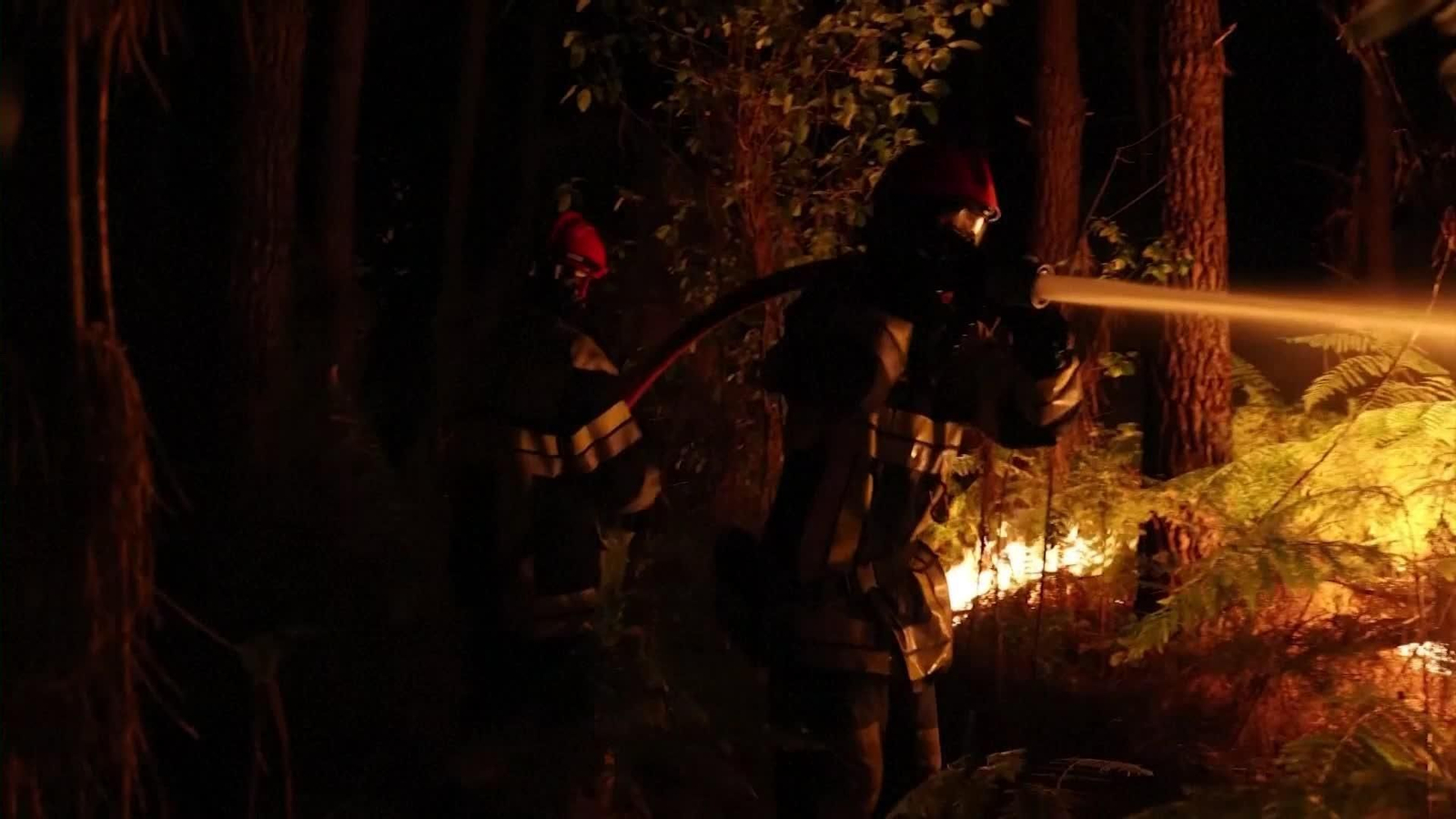 D003-FRANCIA SITUACION INCENDIOS NOCHE