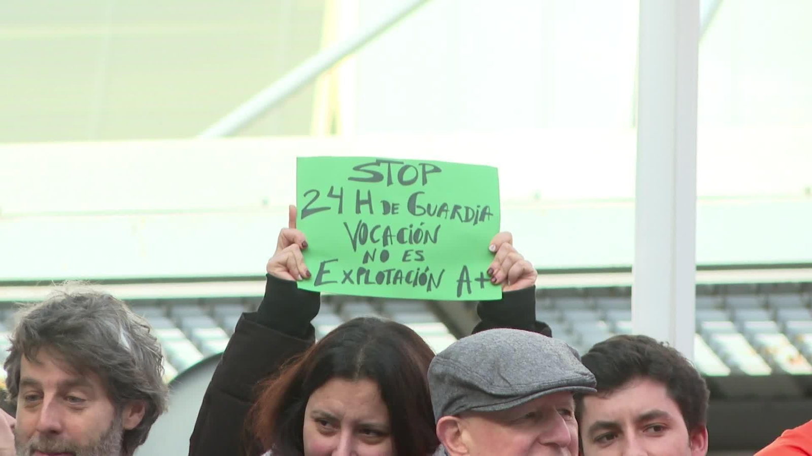 va concentracion medicos en el marañon