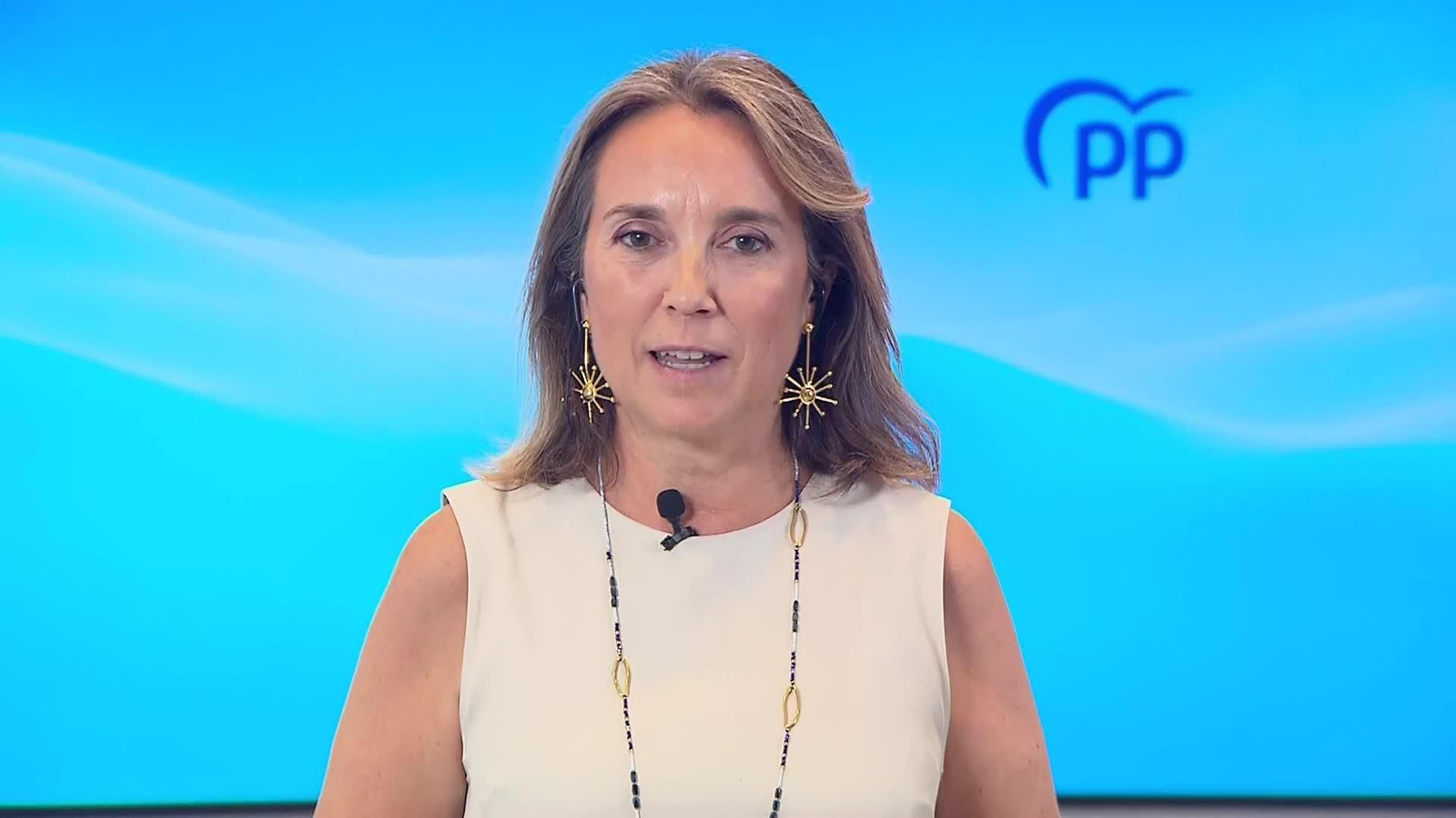 M018-MADRID CUCA GAMARRA ENTREVISTA MEDIASET