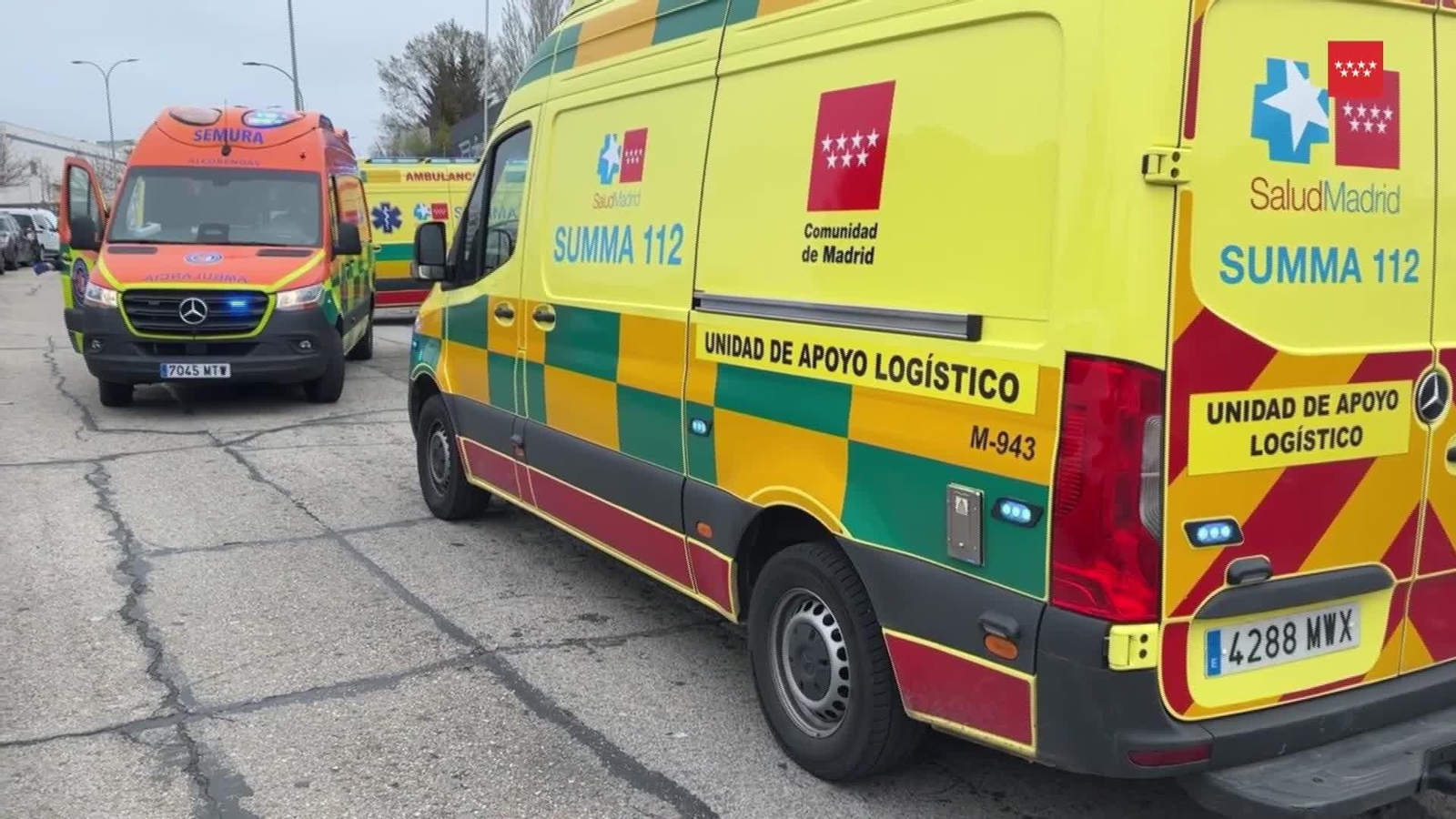 L048-MADRID HERIDO GRAVE CAIDA INSTALACION DEPORTIVA