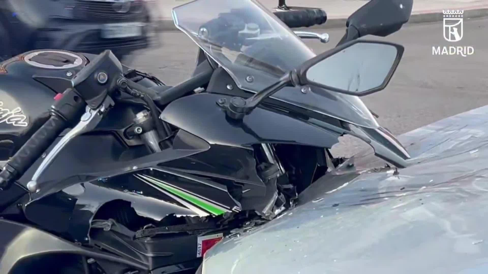 M009-MADRID EMERGENCIAS ACCIDENTE MOTO