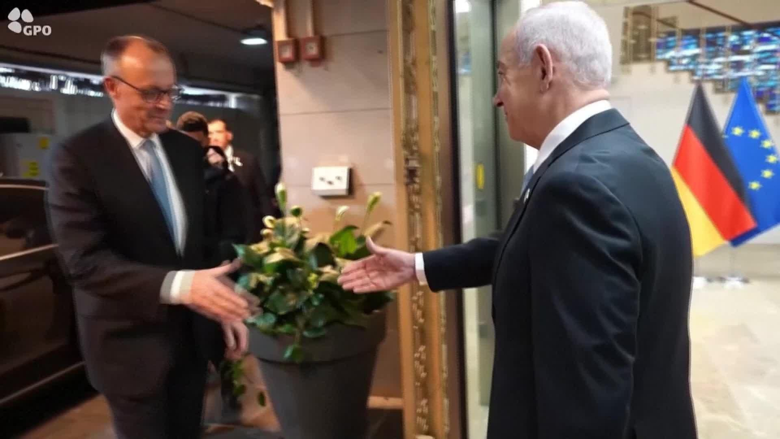 D008-ISRAEL REUNION NETANYAHU Y MERZ