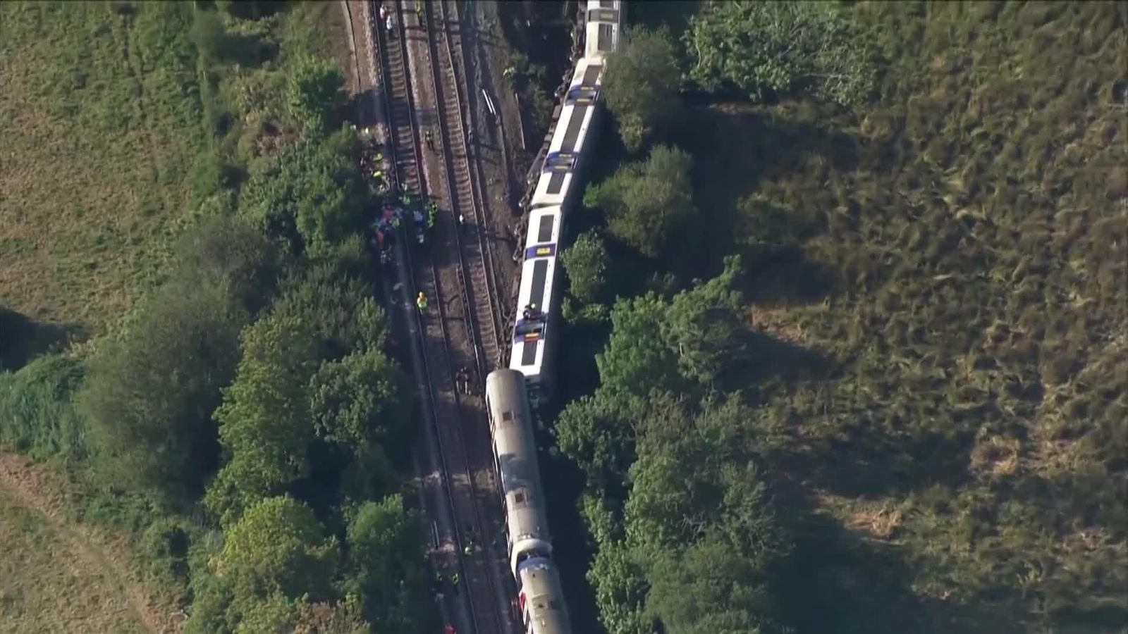 va tren descarrilado