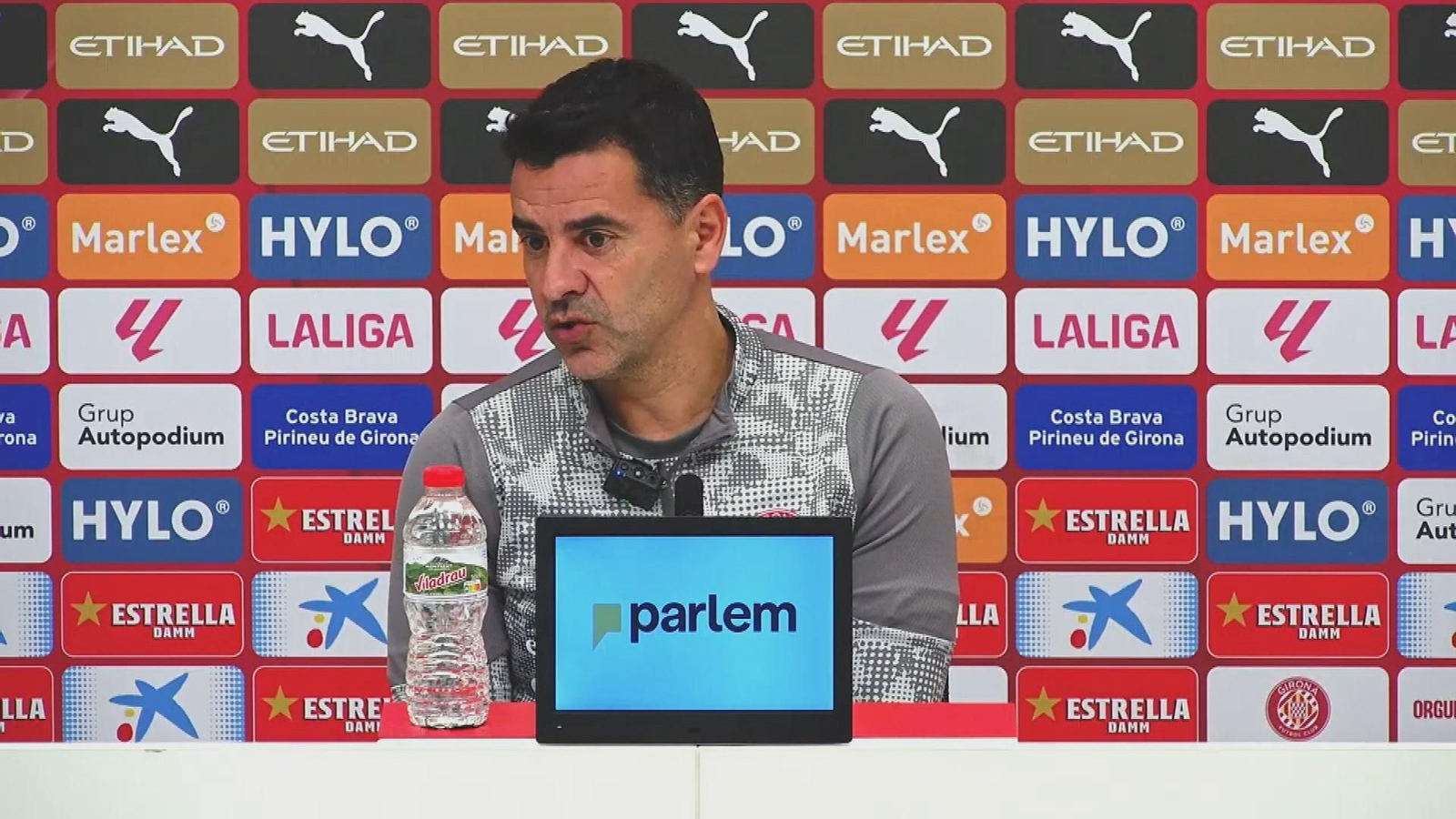 Míchel, entrenador del Girona