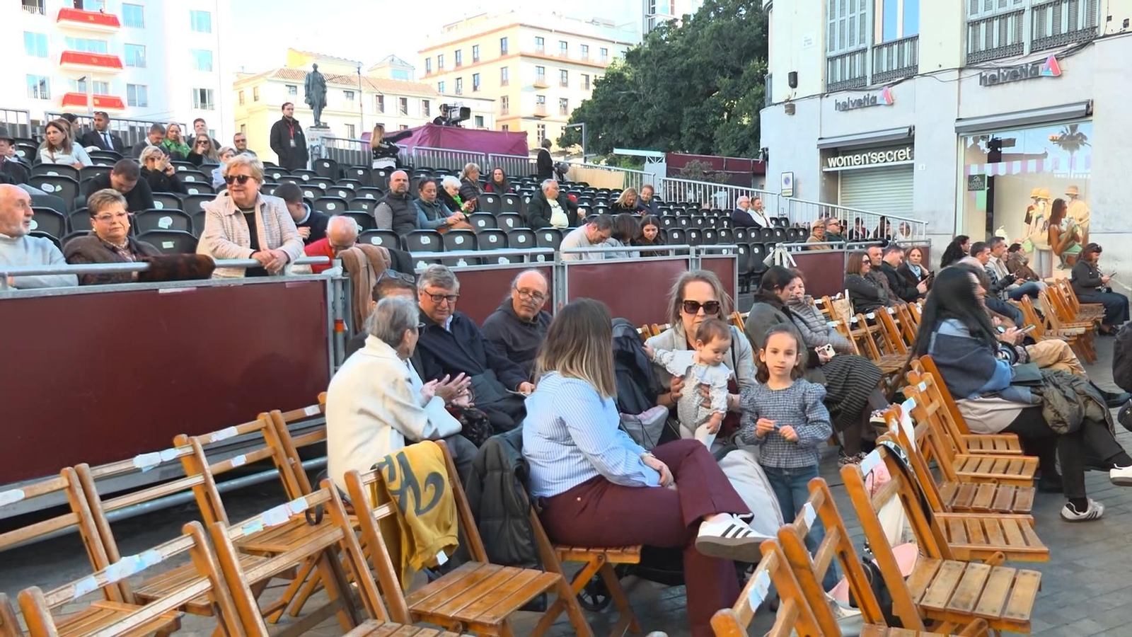Hay 24.000 asientos de pago en el recorrido oficial de la Semana Santa de Málaga