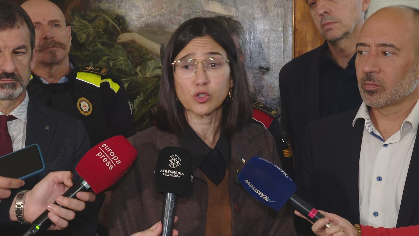 La consejera de Interior de la Generalitat, Núria Parlon