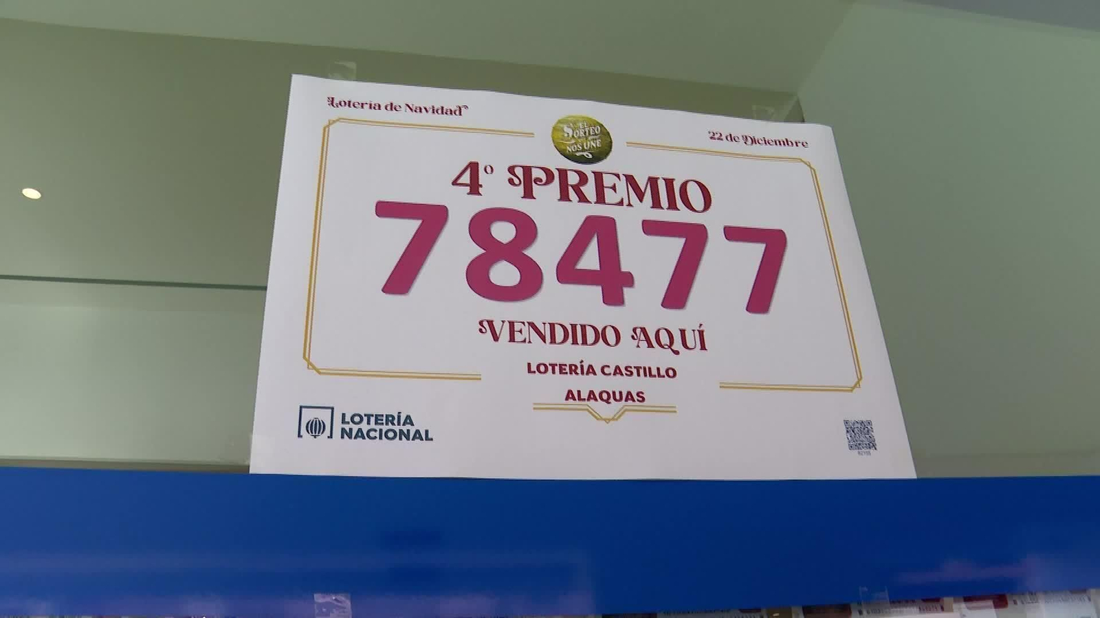 L040-ALICANTE ADMON ALAQUAS  AFECTADA DANA DA PREMIOS