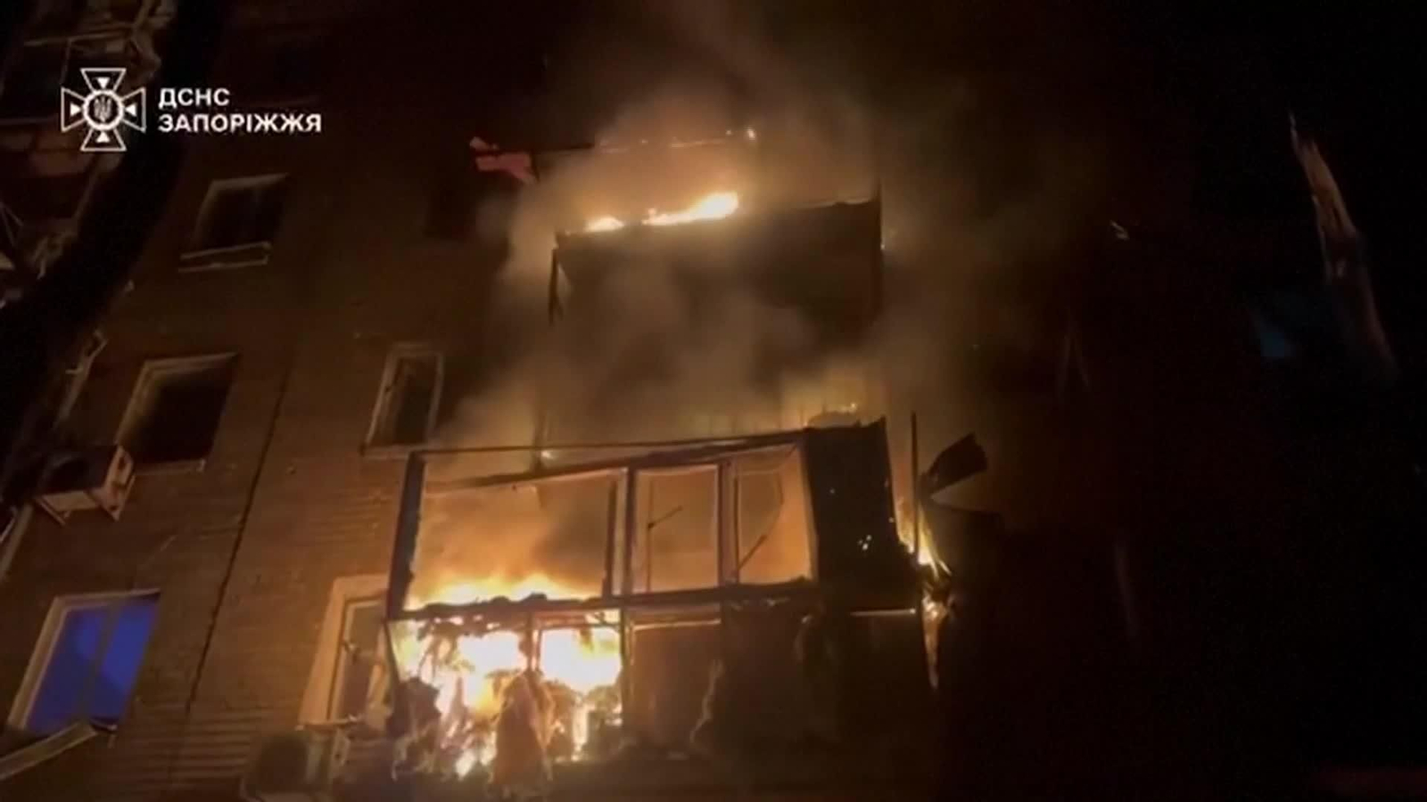 X020-UCRANIA BOMBARDEO ZAPORIYA