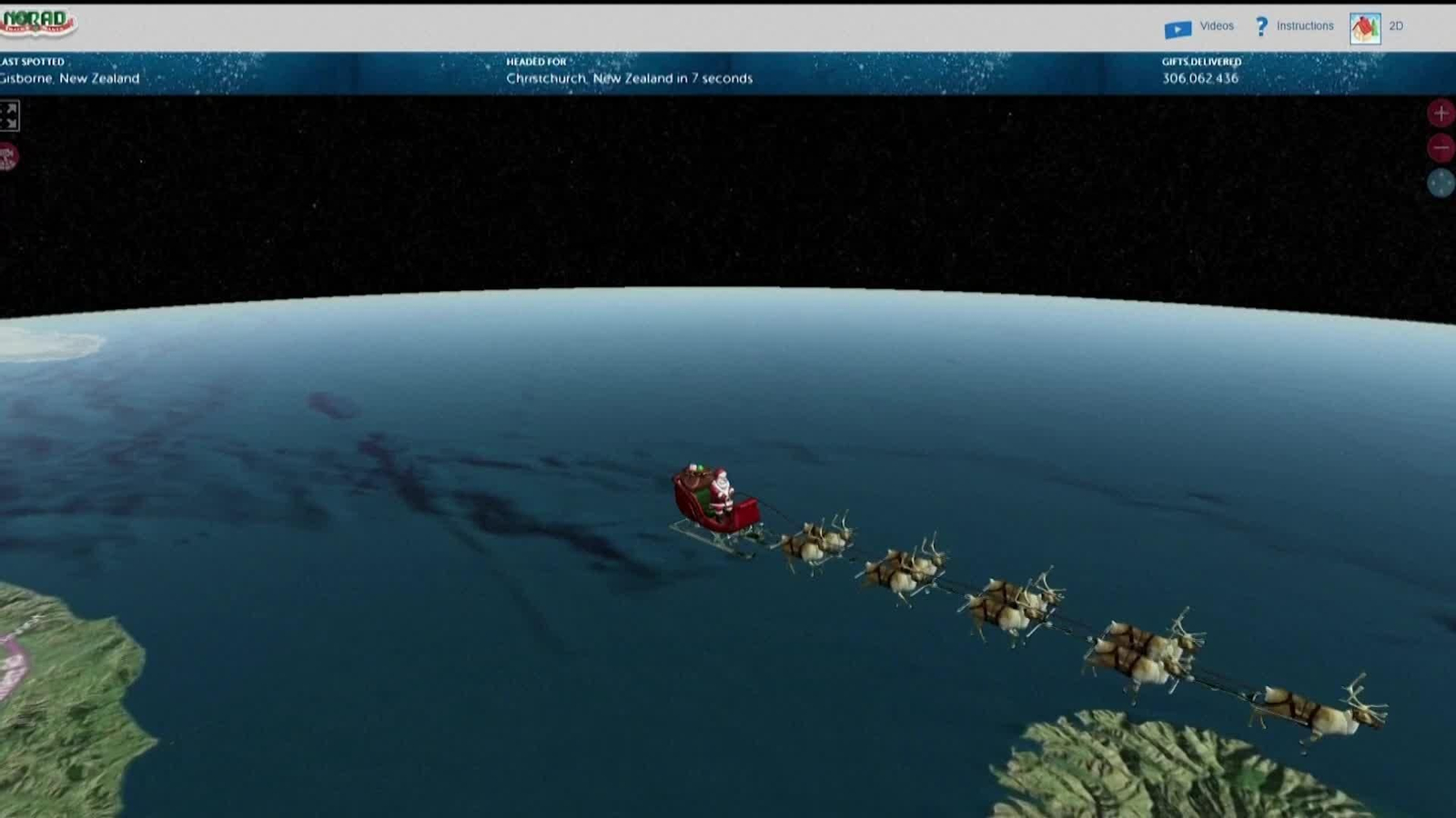 X044-MUNDO RECORRIDO PAPA NOEL