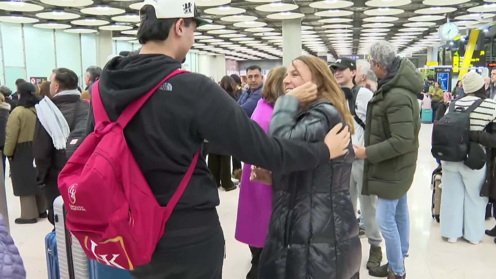 va llegadas a barajas por navidad