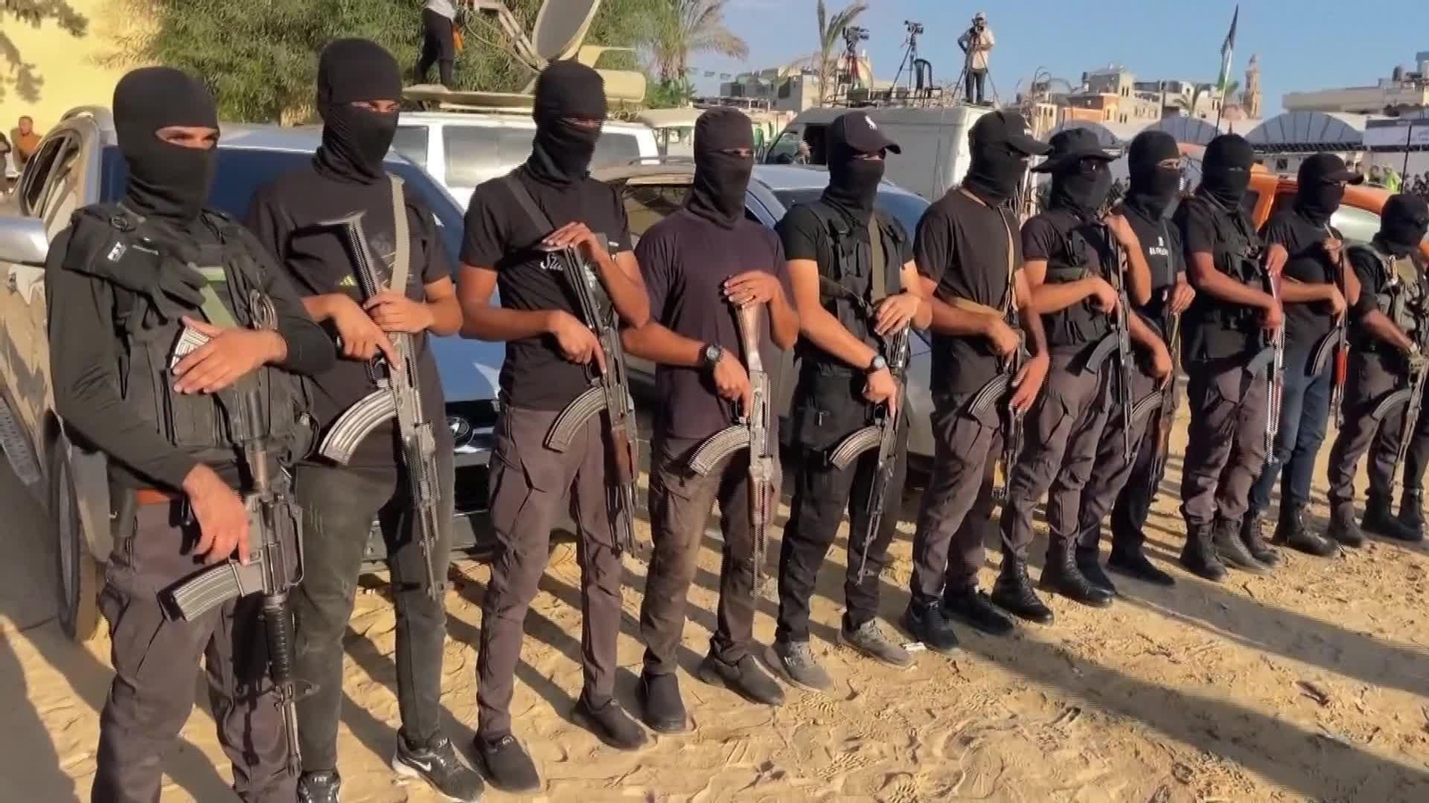 L004-GAZA HAMÁS ESPERANDO LLEGADA SUS REHENES