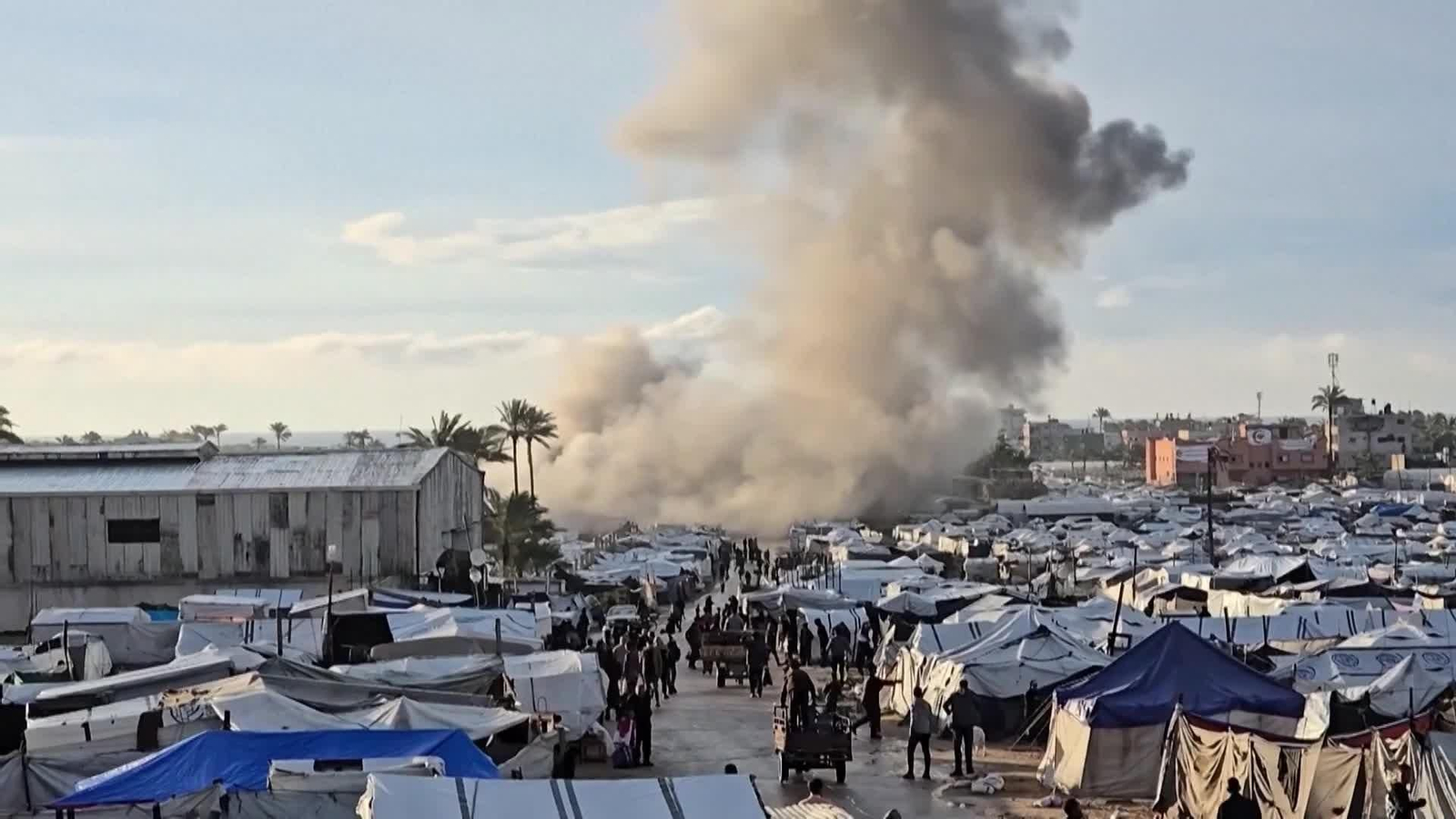 va explosion campo gaza