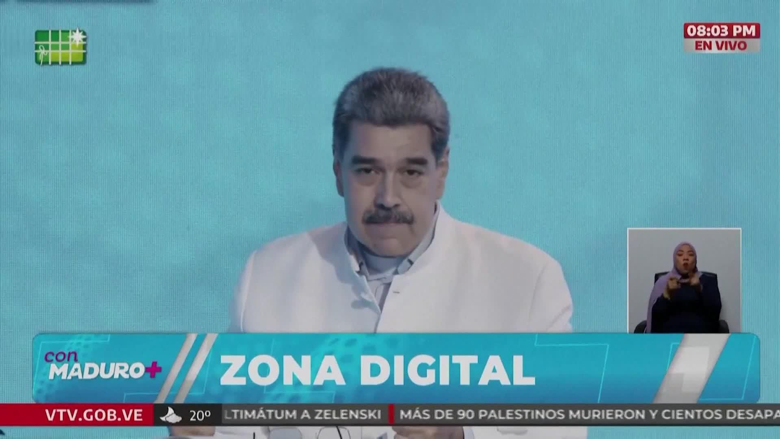 M005-VENEZUELA MADURO PIDE PAZ