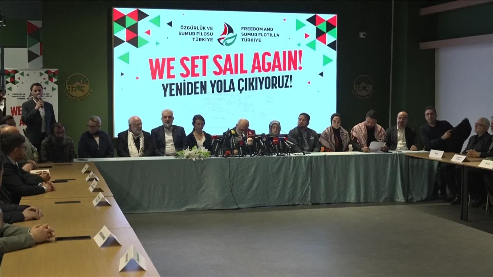 X069-TURQUIA RUEDA DE PRENSA DE LA FLOTILLA