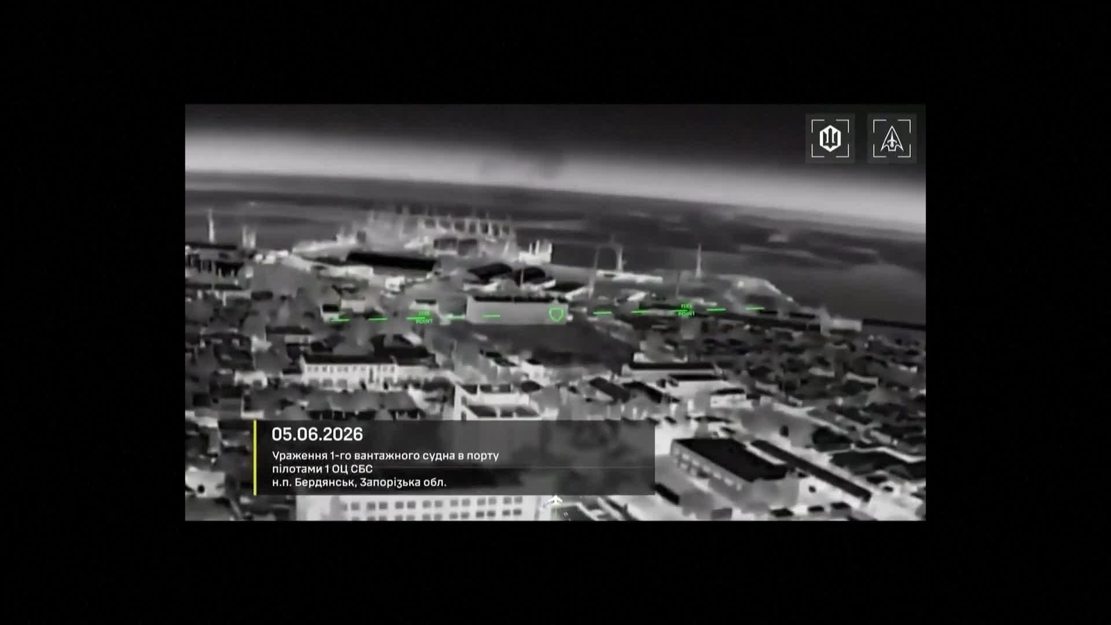 V056-UCRANIA ATAQUE DRONES EN MARIUPOL