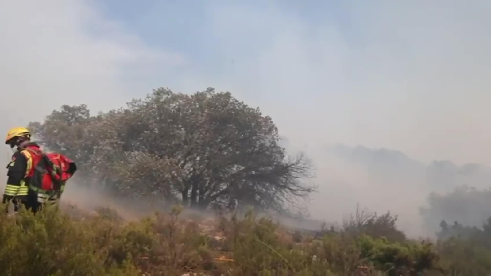 V673-ALICANTE BOMBEROS INCENDIO FORESTAL