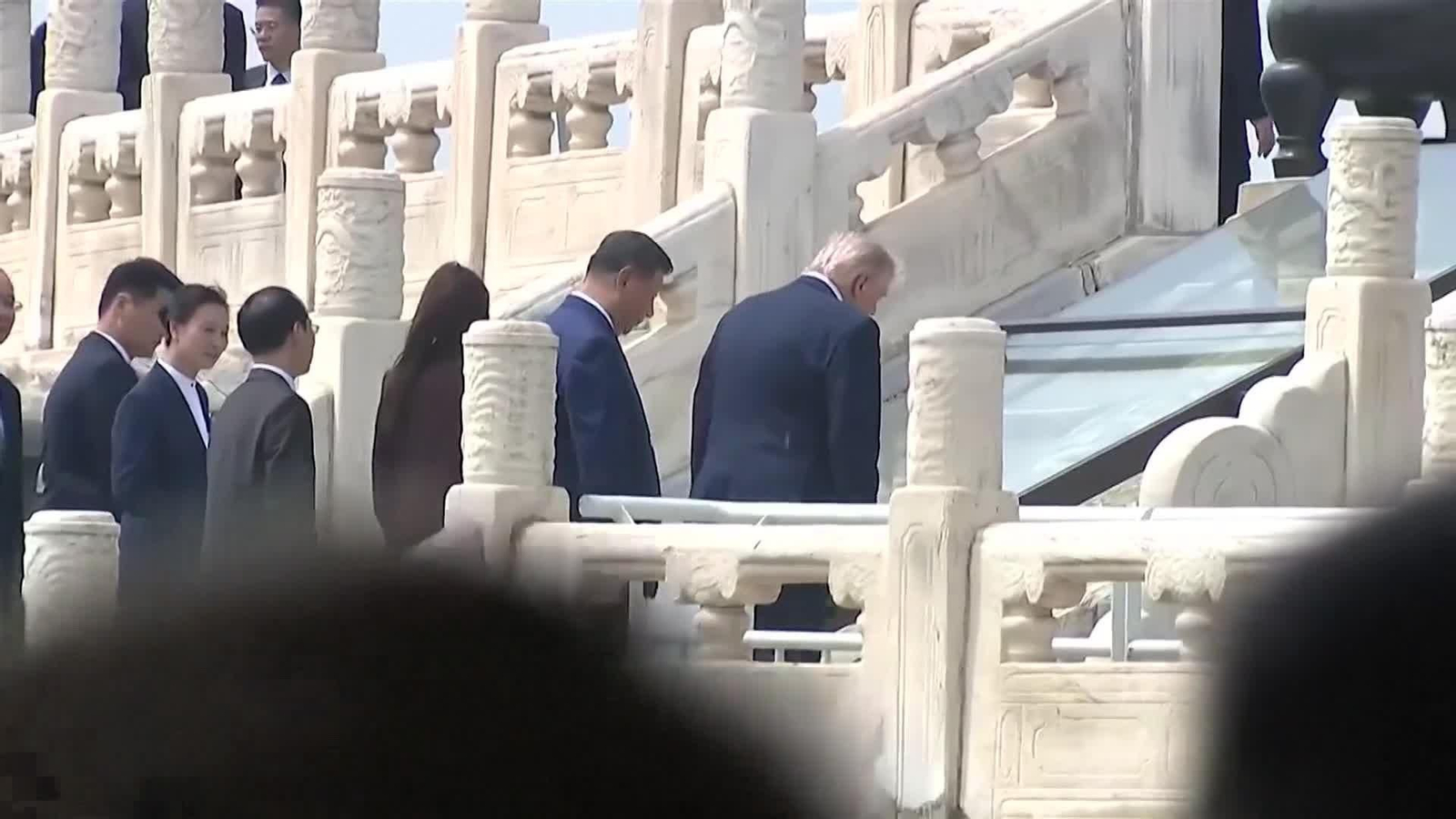 web visita trump a china