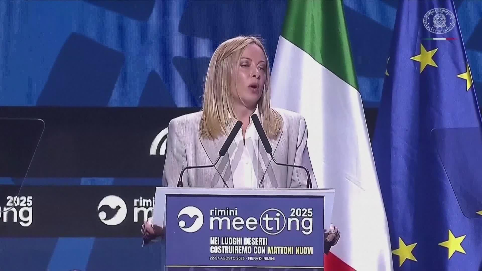 X052-ITALIA MELONI CONDENA ATAQUE PERIODISTAS DE GAZA