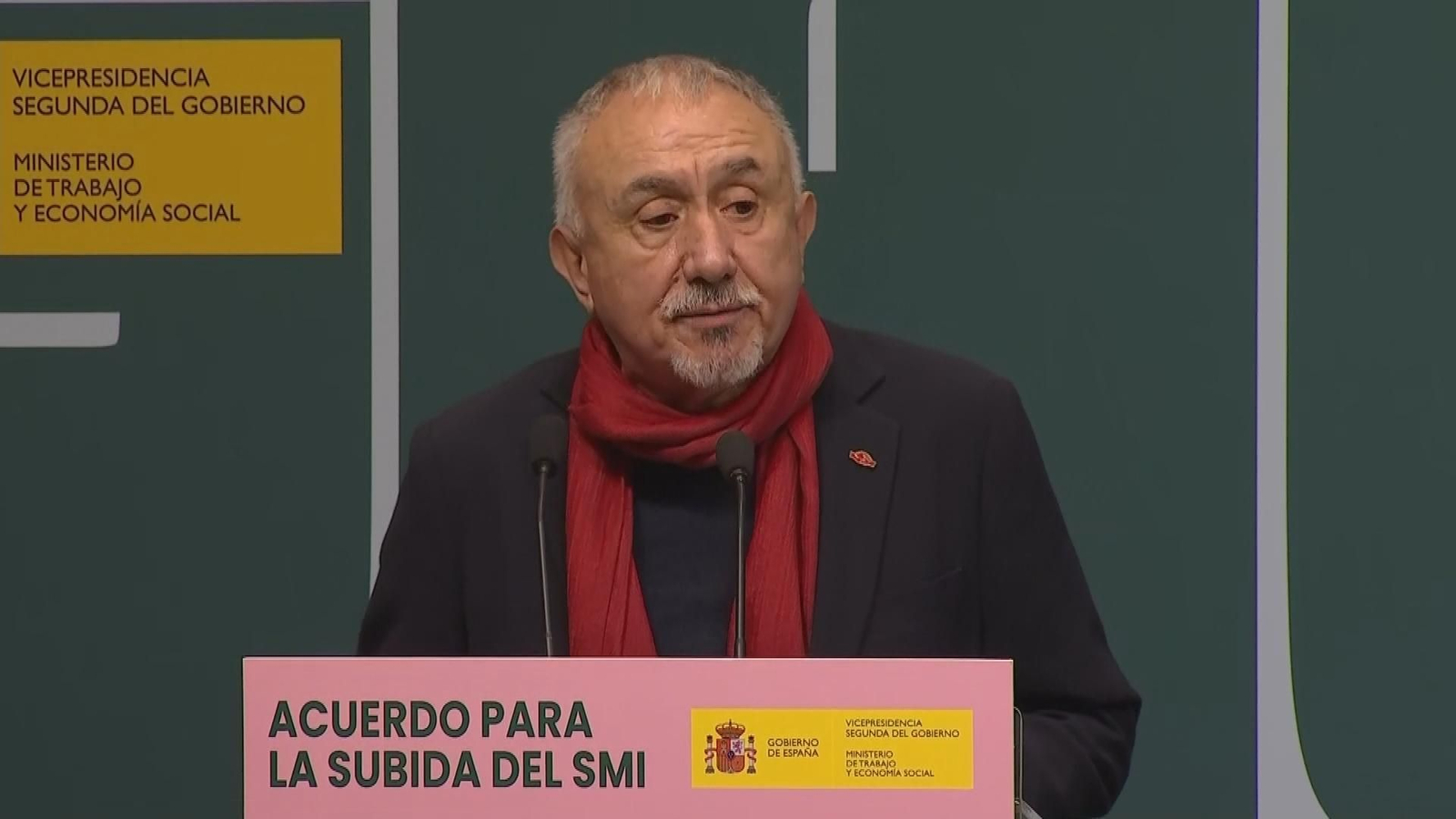 El secretario general de UGT, Pepe Álvarez