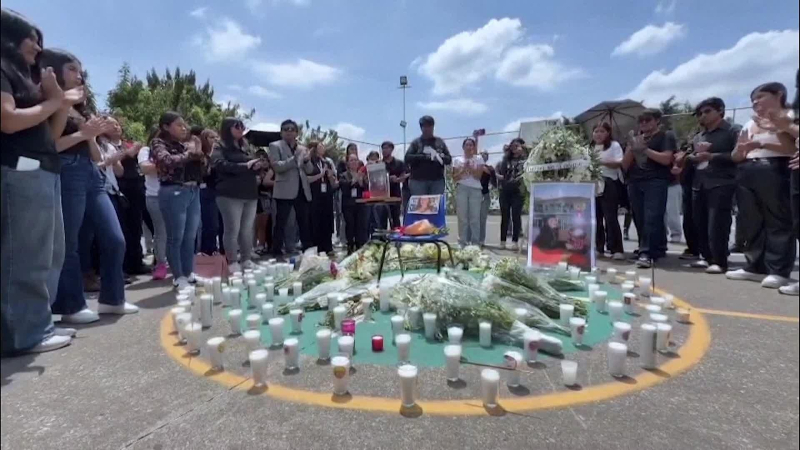 va minuto de silencio mexico por española asesinada