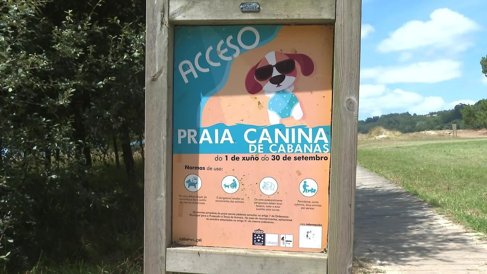 D039-A CORUÑA PLAYAS CANINAS CABANAS