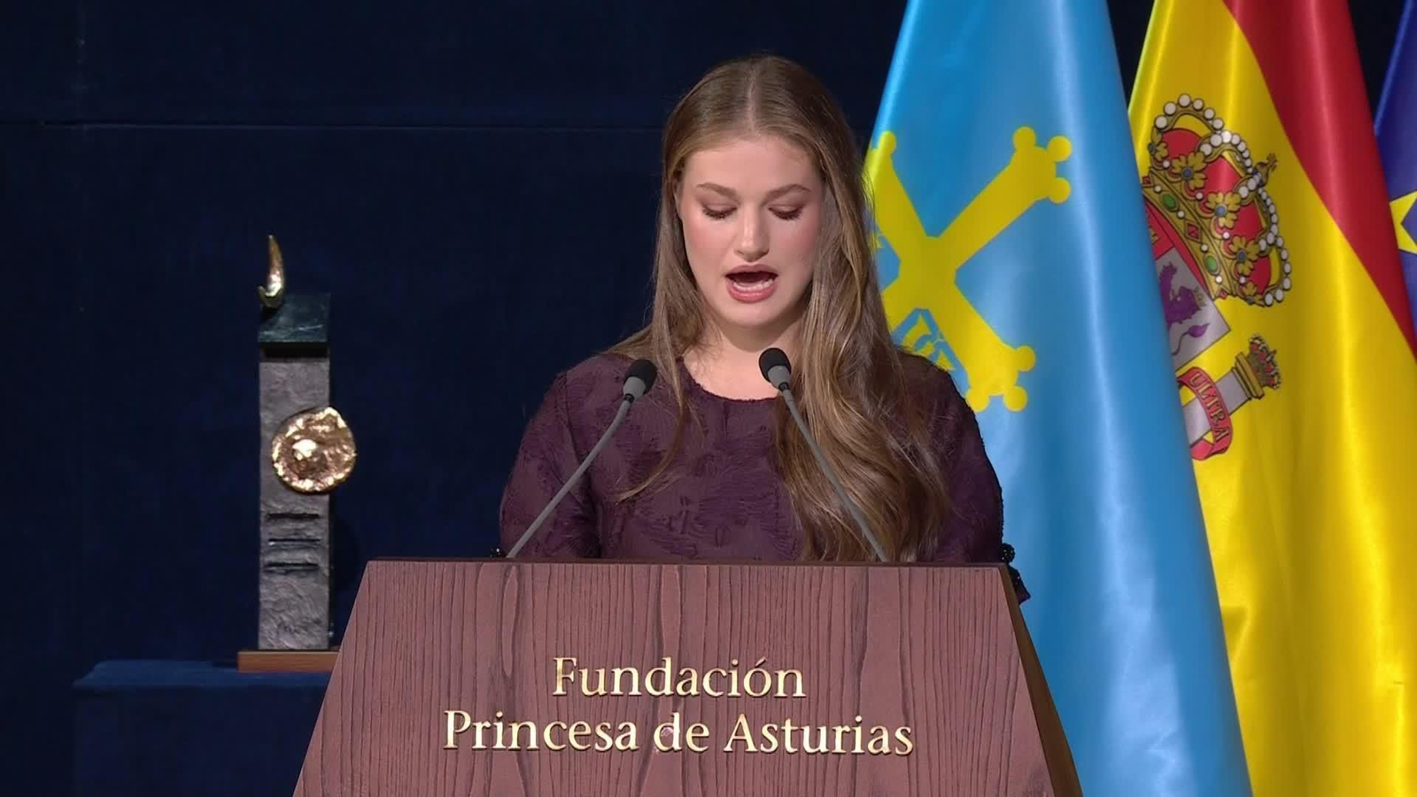 va discurso leonor