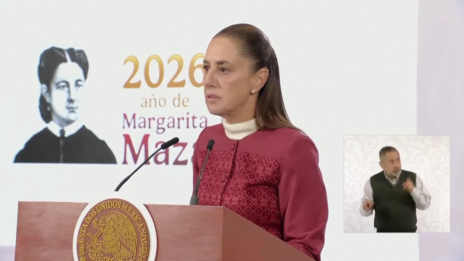 va totales presidenta mexicana sobre intervencion eeuu