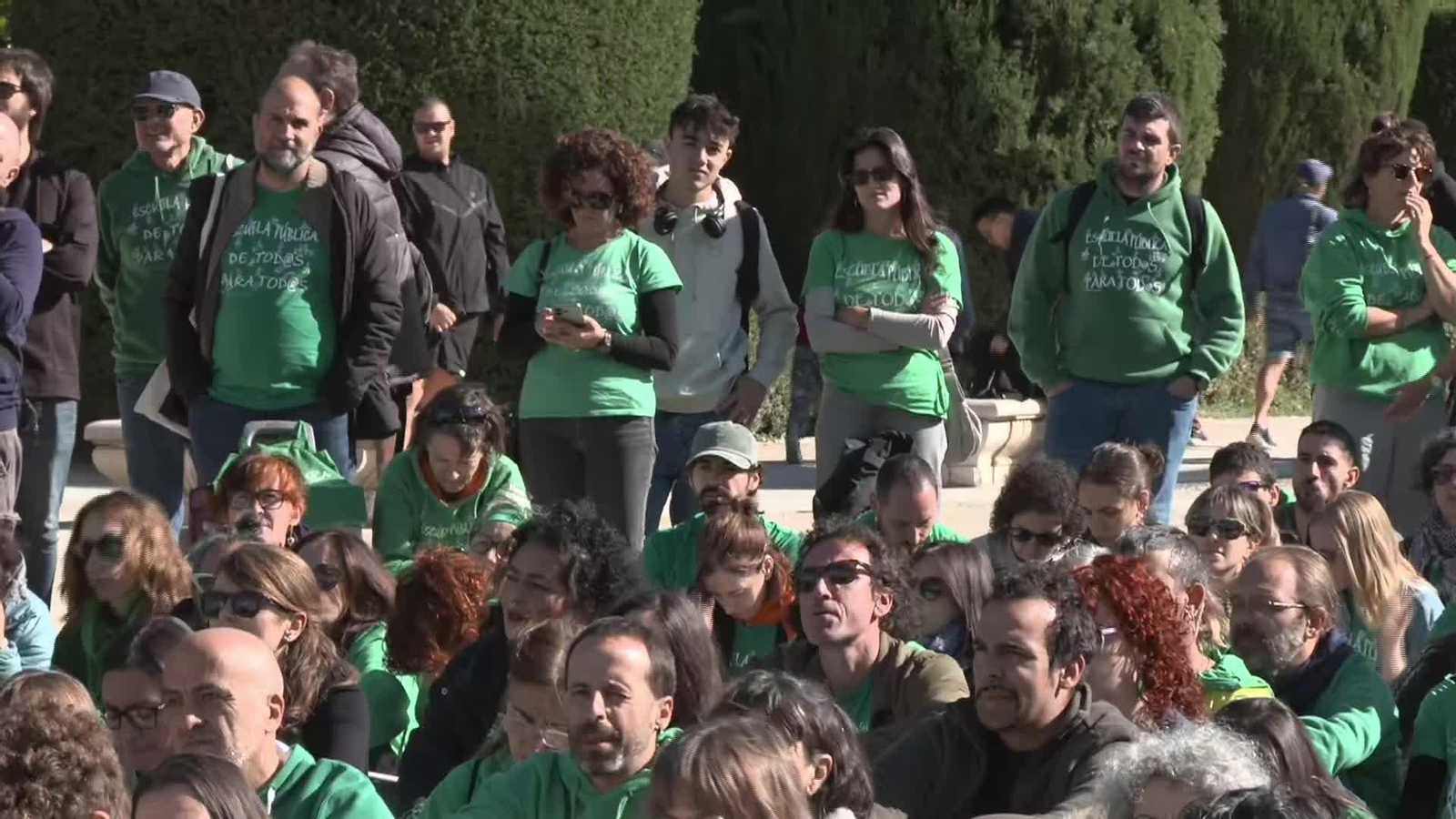 V035-MADRID PROTESTA EDUCACION PLAZA ESPAÑA