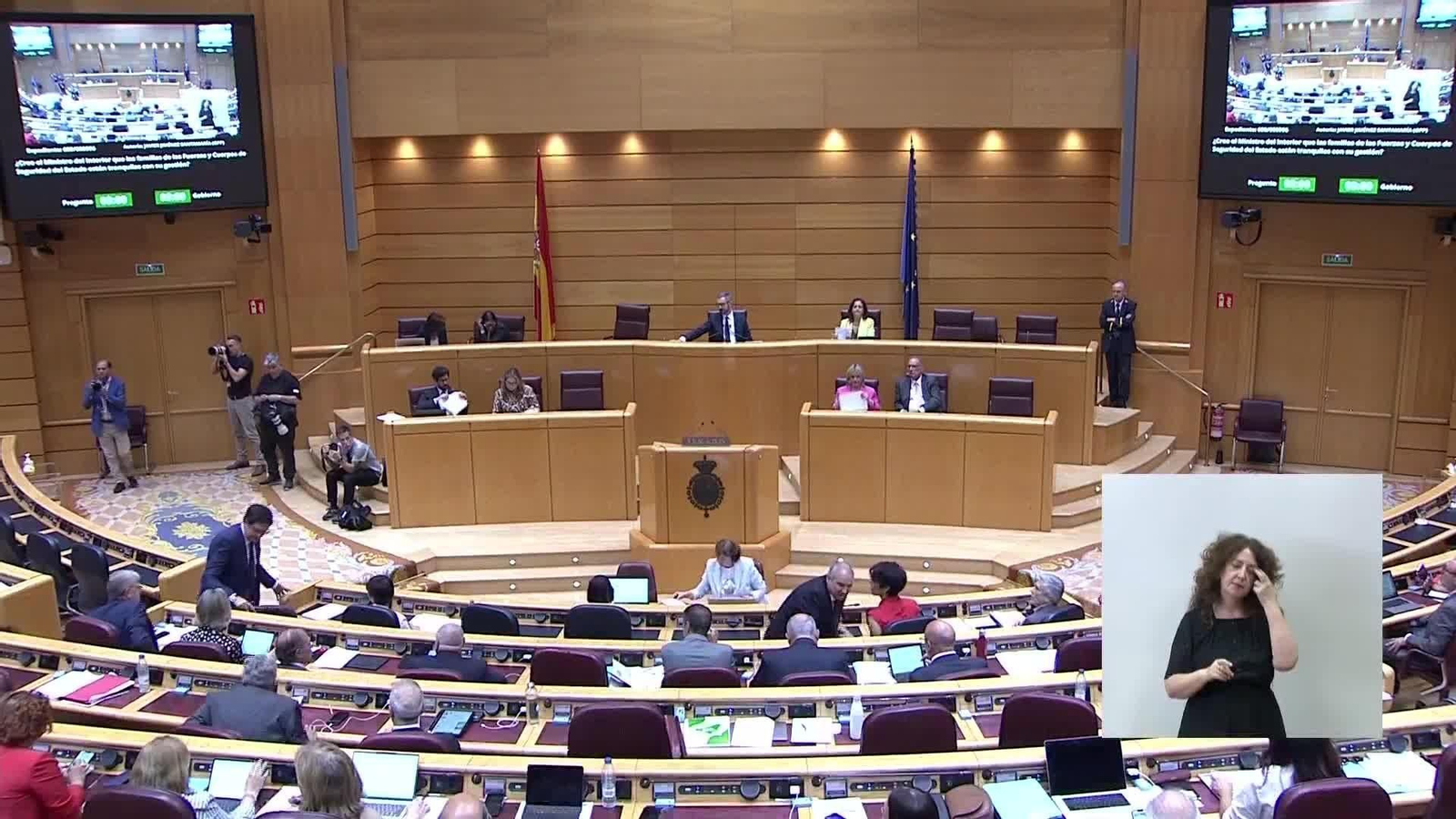 M083-MADRID SENADO PP A MARLASKA SOBRE GUARDIA CIVIL