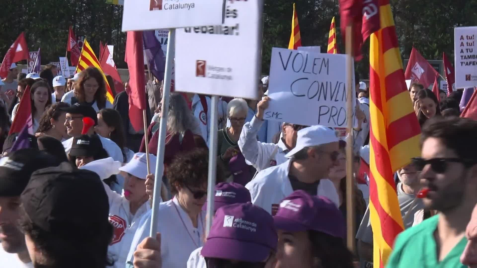 X022-BARCELONA MANIFESTACION MEDICOS