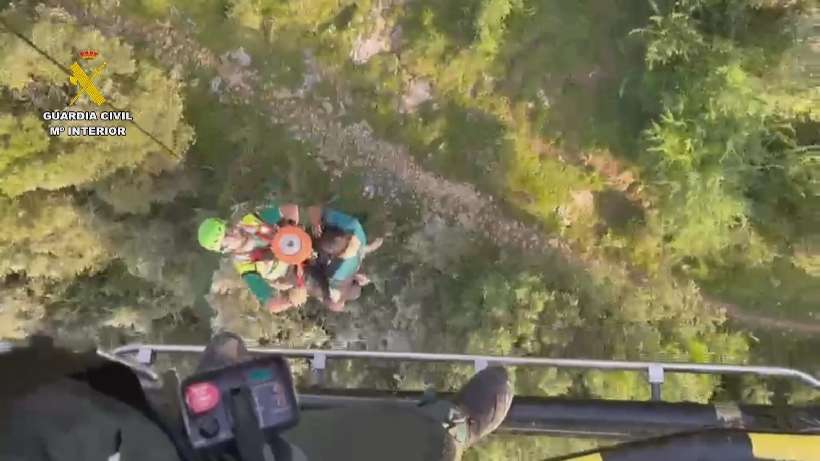 La Guardia Civil rescate a siete personas en la Travesera Integral Picos de Europa