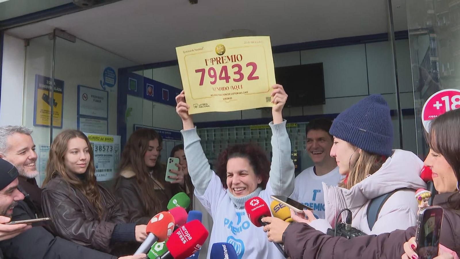 Celebración Gordo Madrid