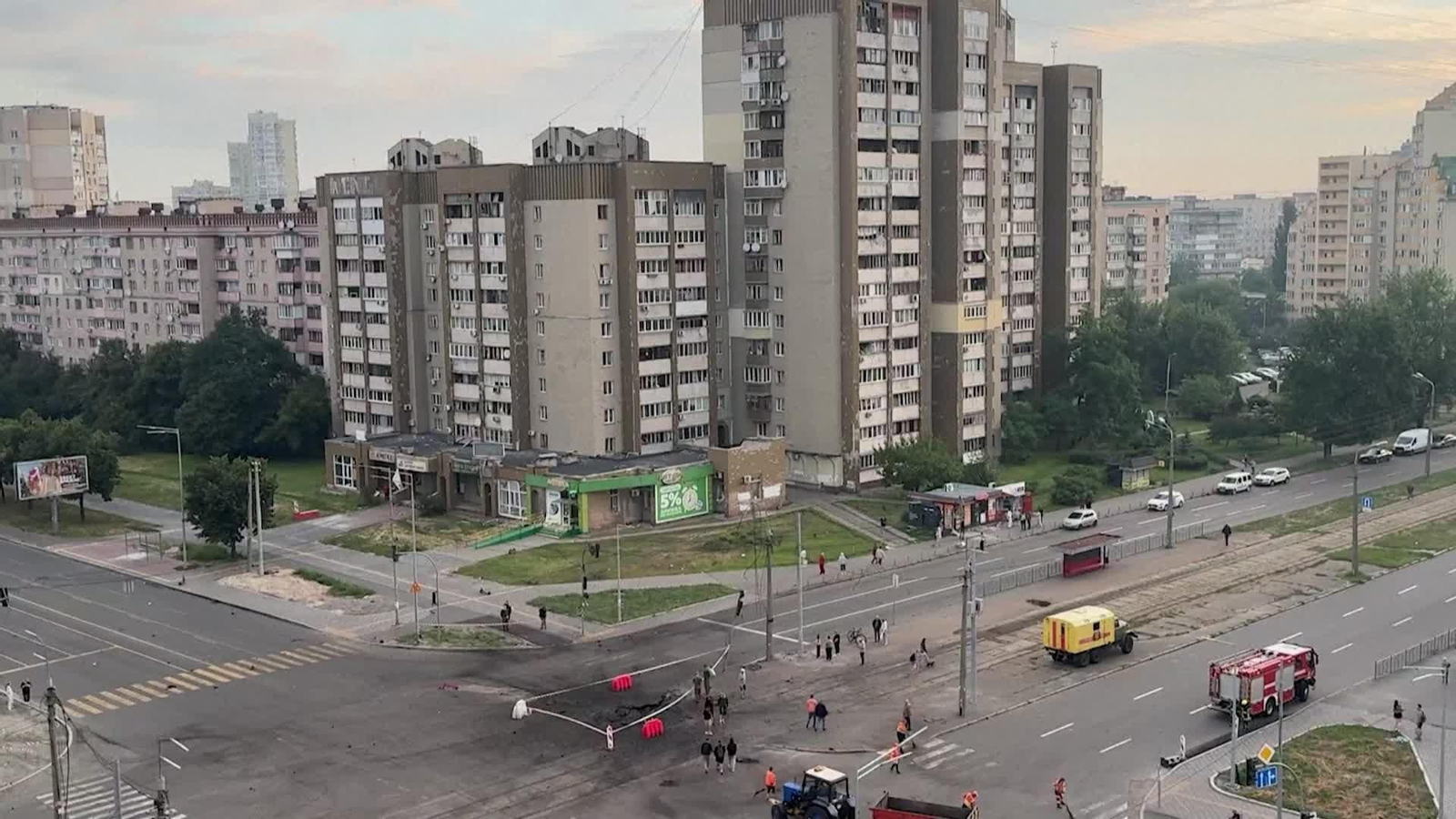 S002-UCRANIA KIEV ATAQUE NOCTURNO RUSO 10 HERIDOS