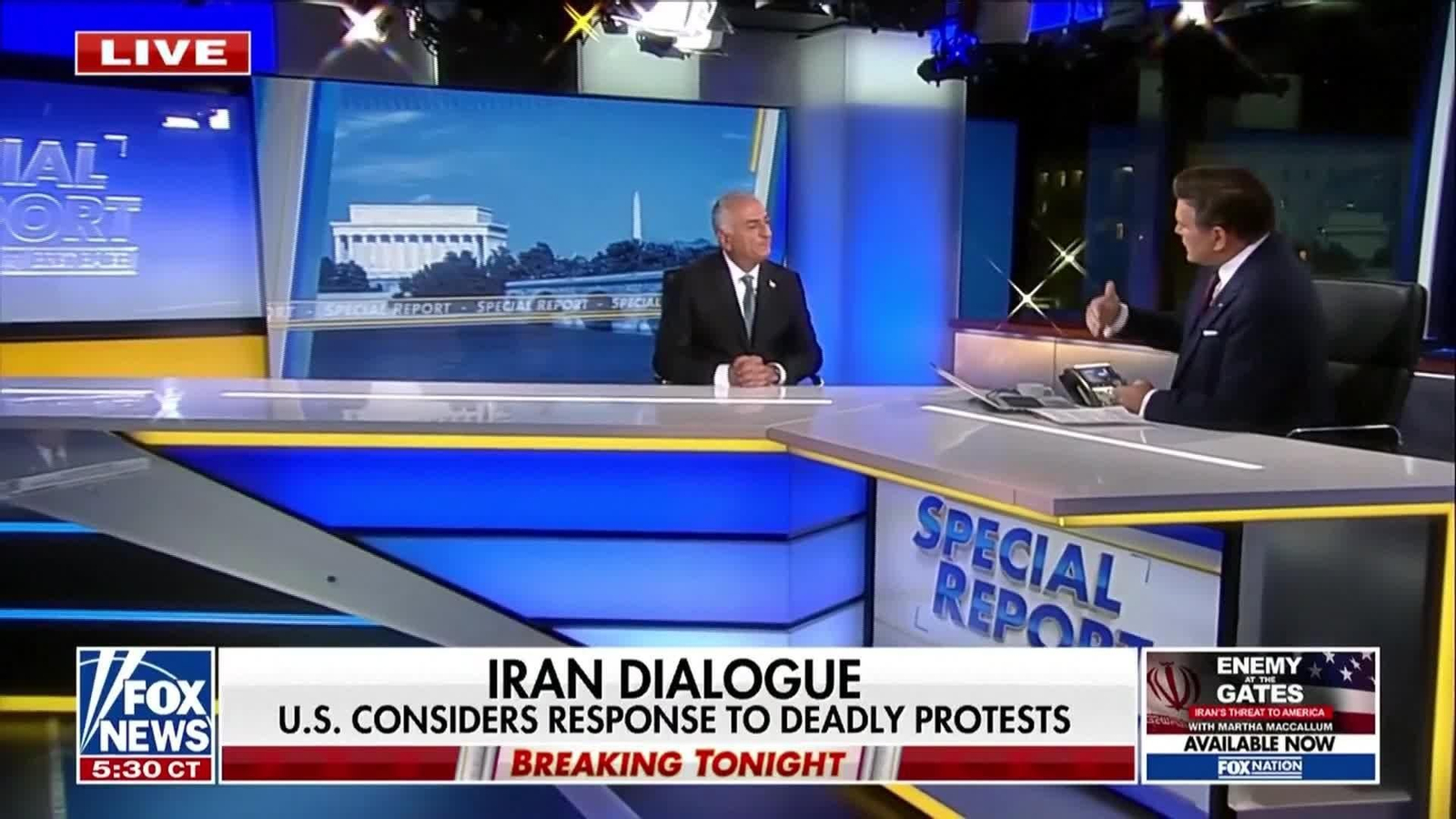 X008-EEUU ENTREVISTA A REZA PAHLAVI