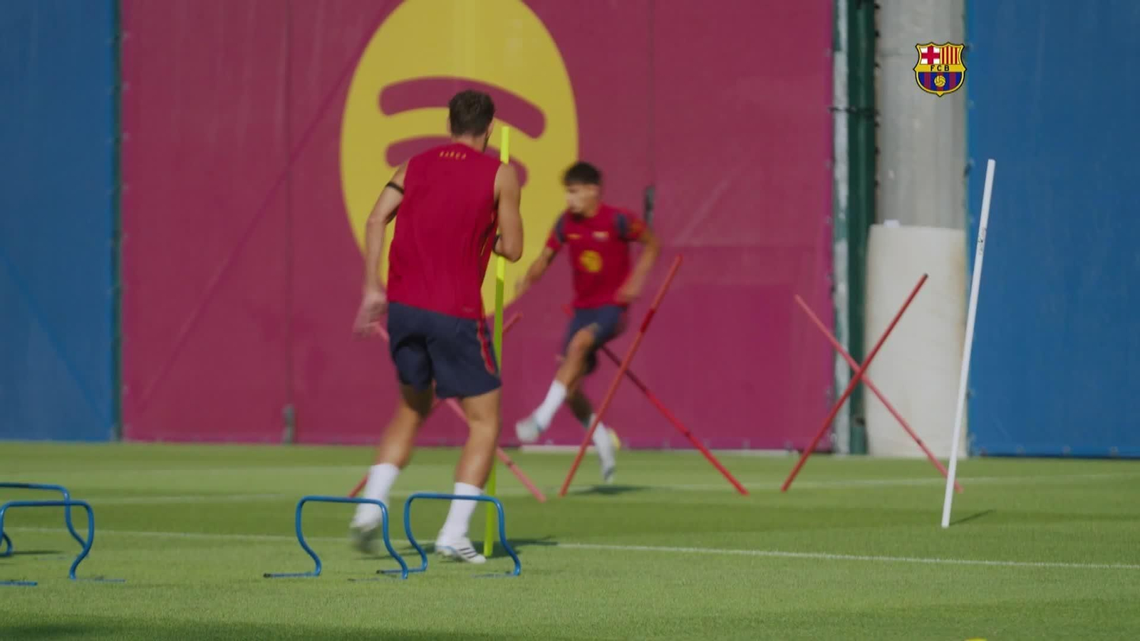 va entrenamiento del barcelona