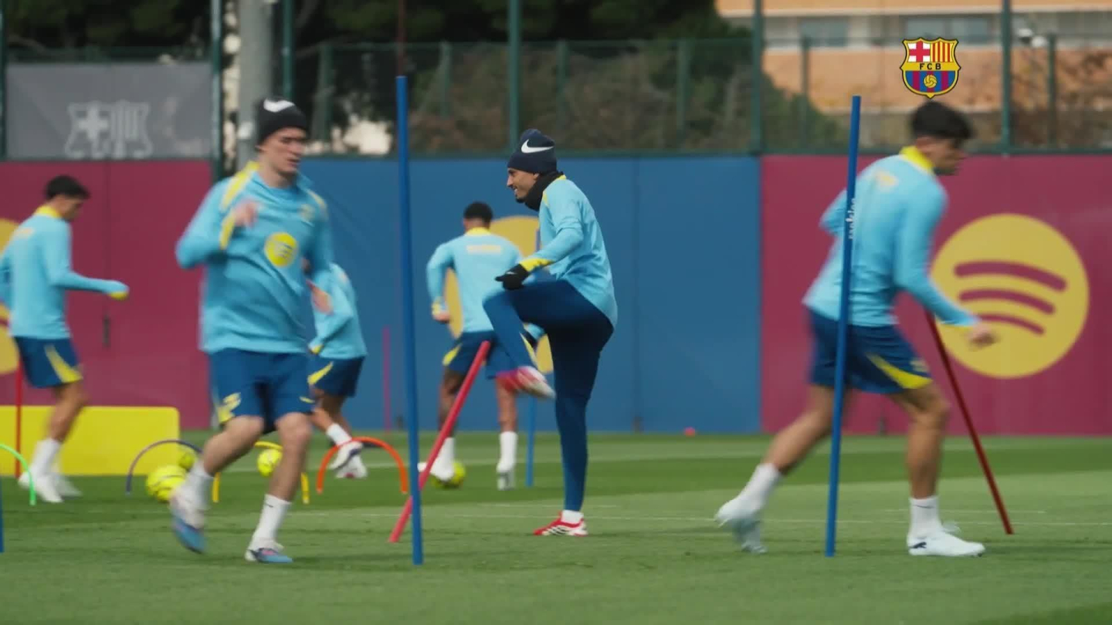 va entrenamiento del barcelona
