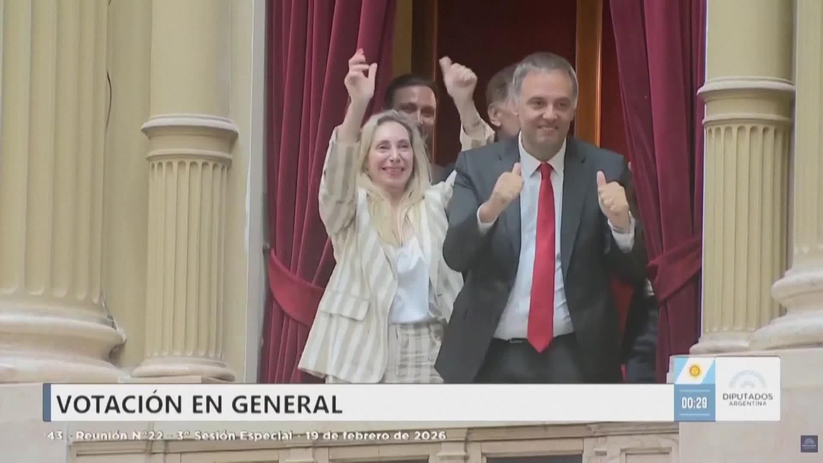 va argentina aprueba reforma laboral milei camara baja