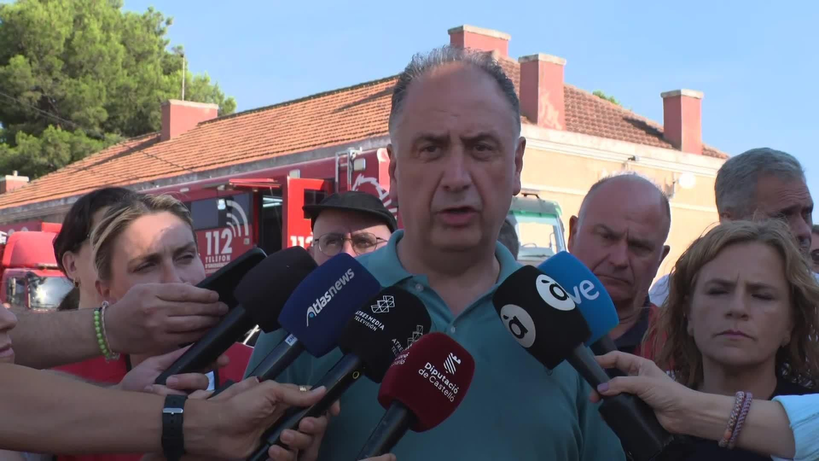 D032-CASTELLÓN IMÁGENES BOMBEROS INCENDIO