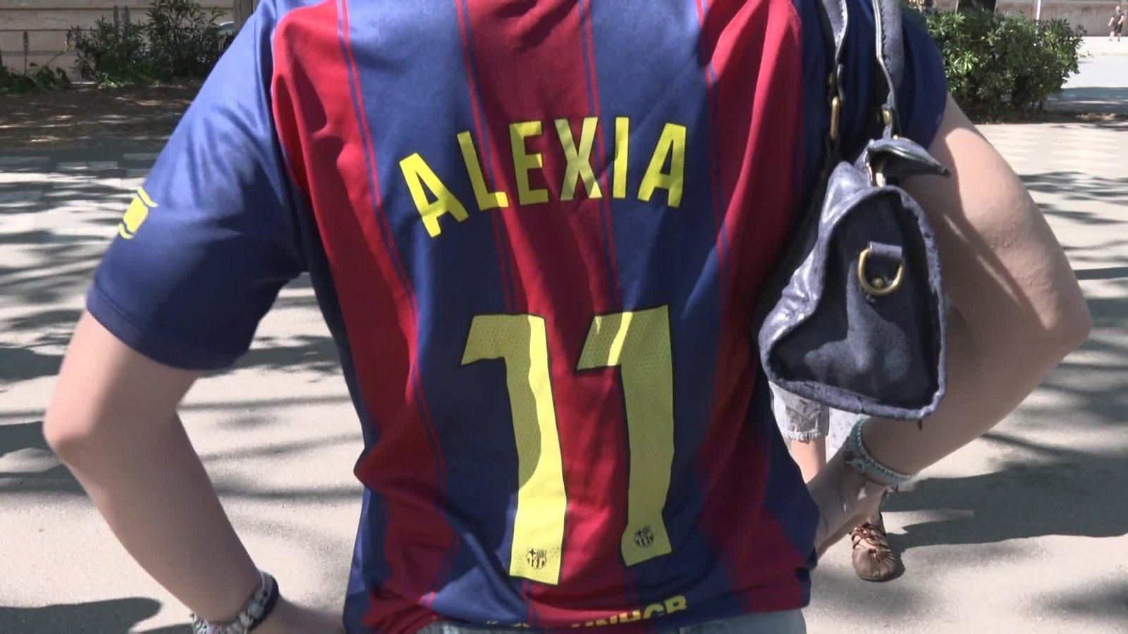 X074-BARCELONA AGRADECIMIENTOS AFICIONADOS ALEXIA PUTELLAS