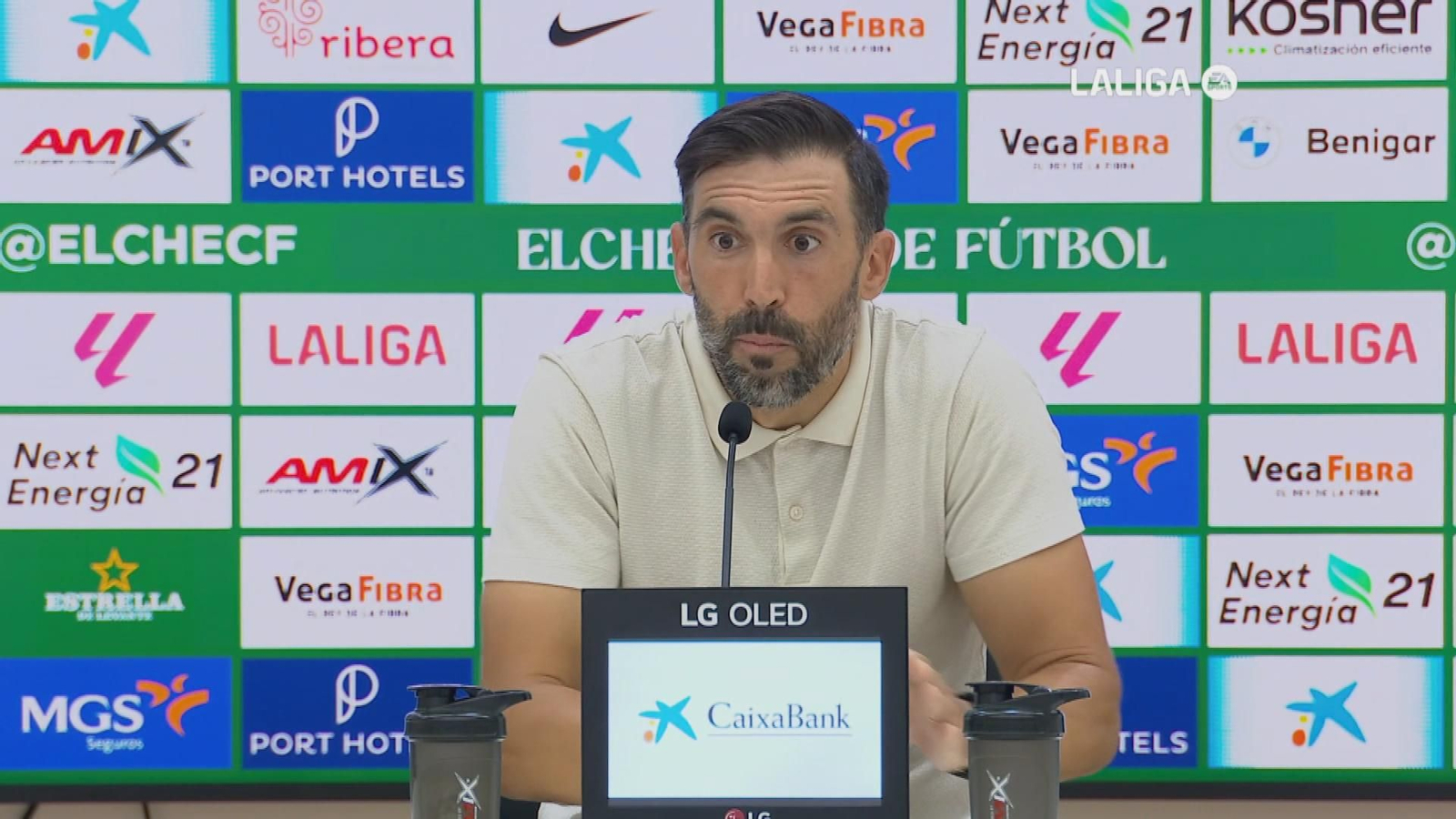 Eder Sarabia, entrenador del Elche