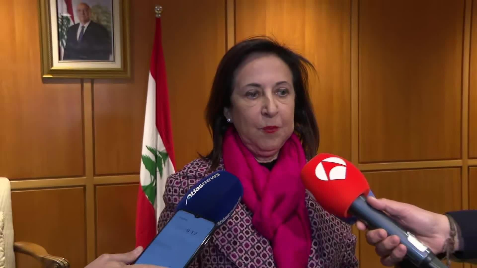 X048-LIBANO TOTALES MINISTRA DEFENSA