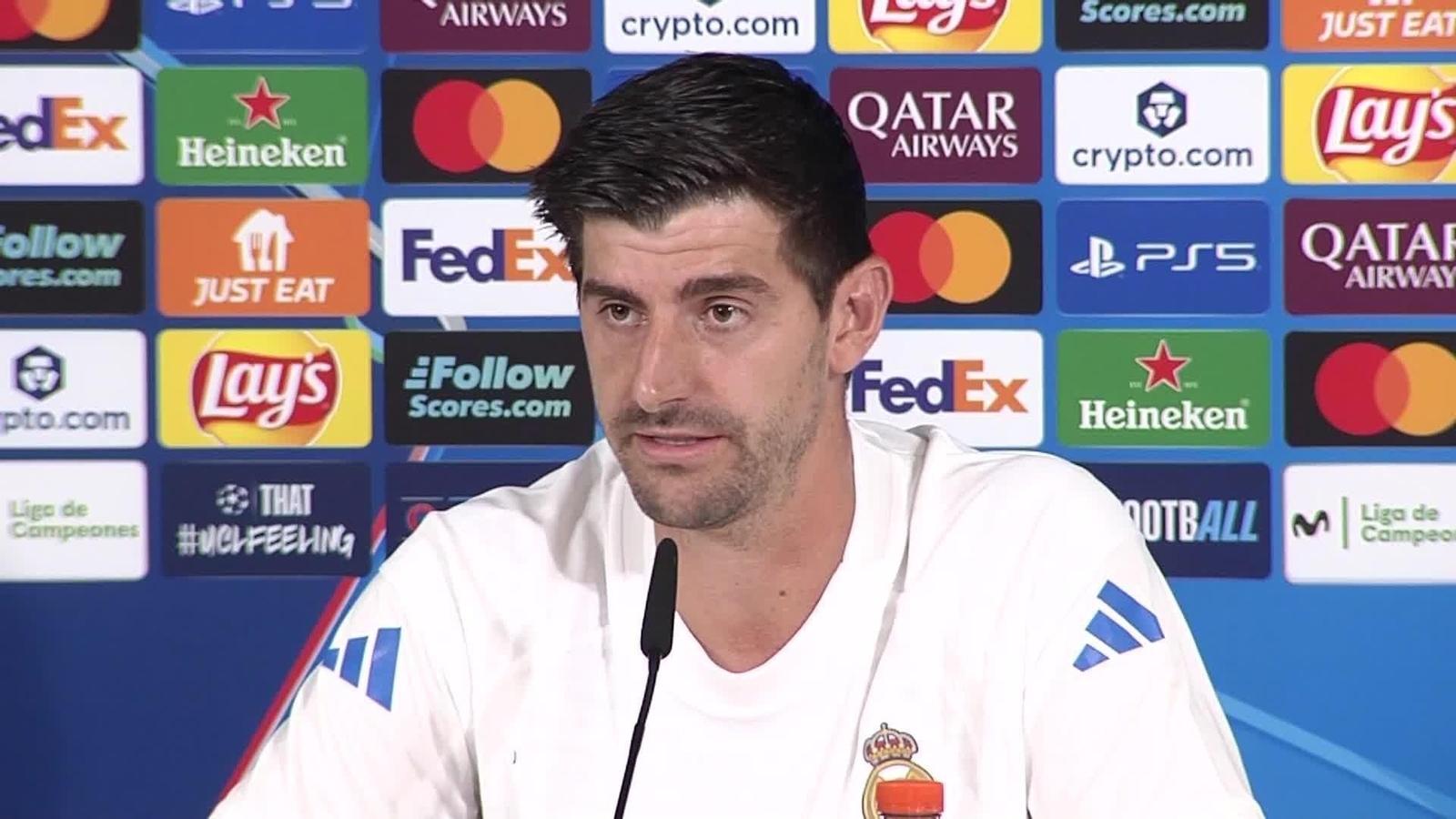 va courtois contra el partido de miami